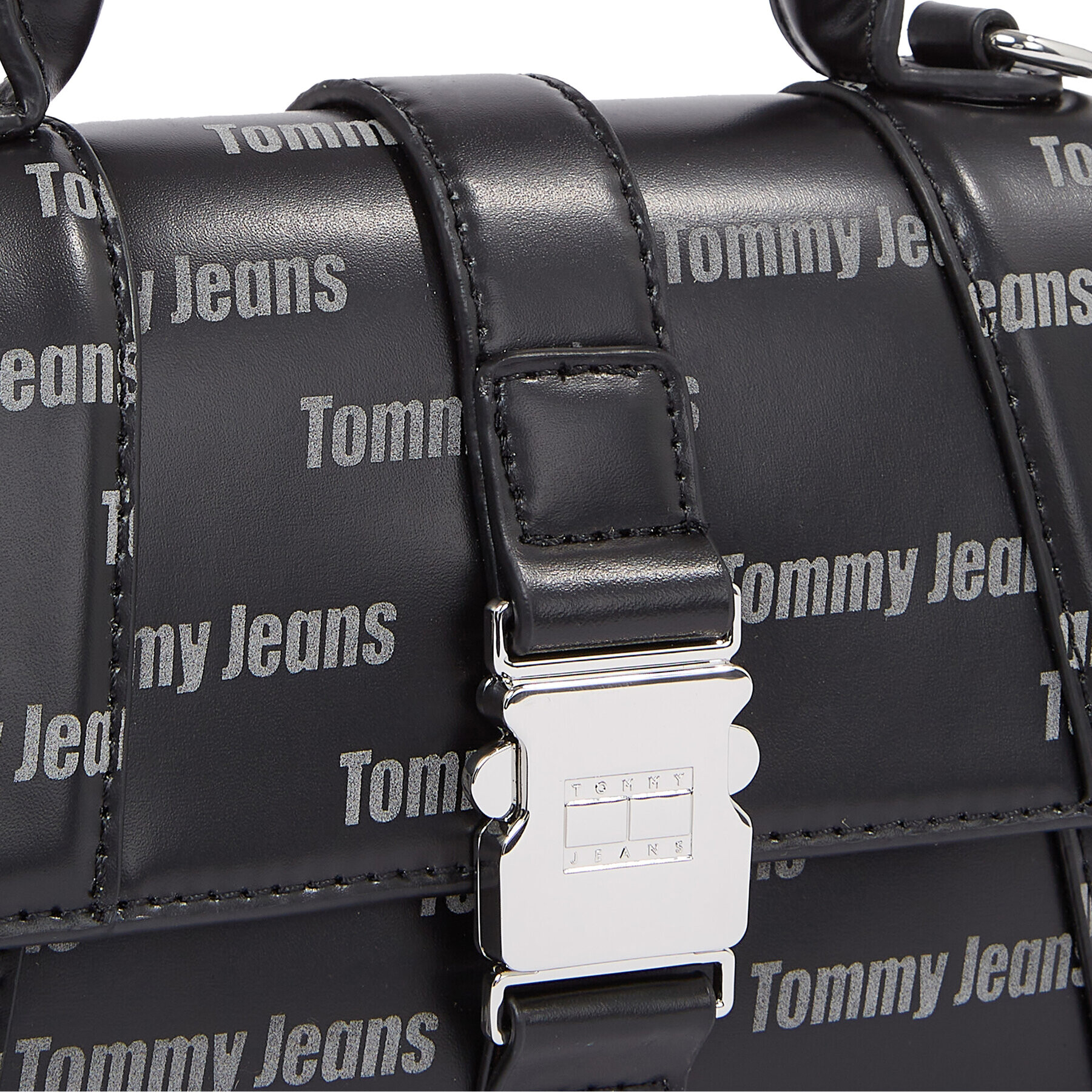 Tommy Jeans Дамска чанта Tjw Item Crossover Print AW0AW15650 Черен - Pepit.bg