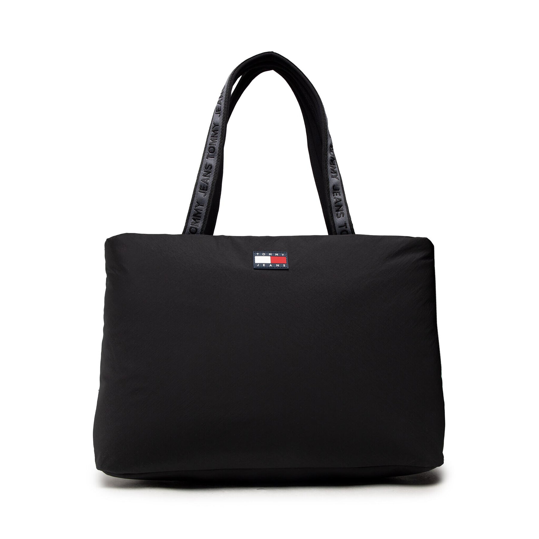 Tommy Jeans Дамска чанта Tjw Nylon Tote AW0AW10666 Черен - Pepit.bg