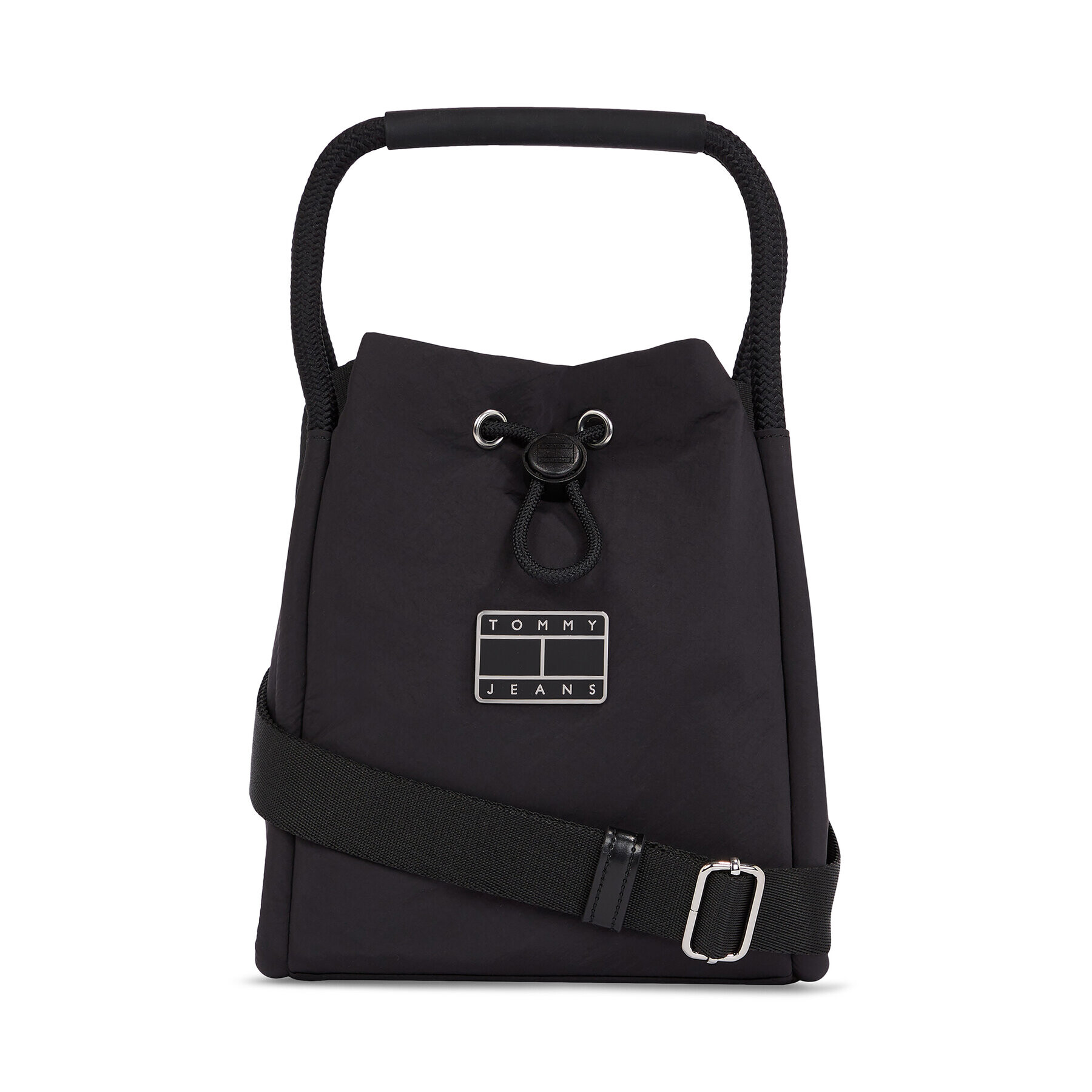 Tommy Jeans Дамска чанта Tjw Summer Festival Bucket Bag AW0AW14963 Черен - Pepit.bg