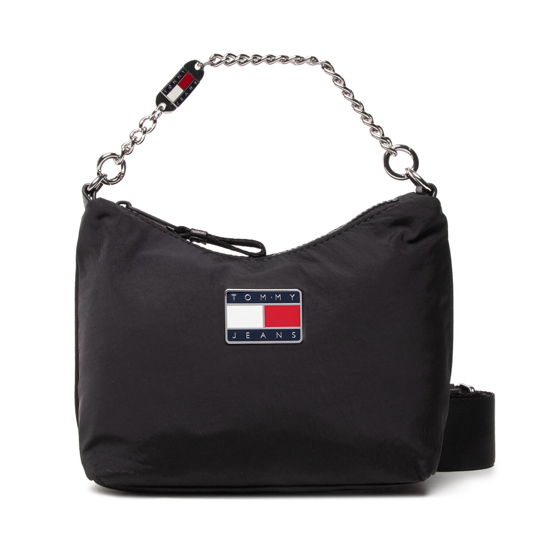 Tommy Jeans Дамска чанта Tjw Summer Nylon Shoulder Bag AW0AW11839 Черен - Pepit.bg