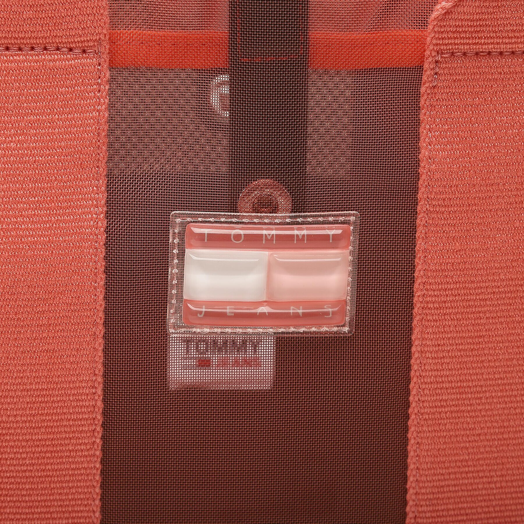 Tommy Jeans Дамска чанта Tjw Summer Vacation Tote Mesh AW0AW15123 Червен - Pepit.bg