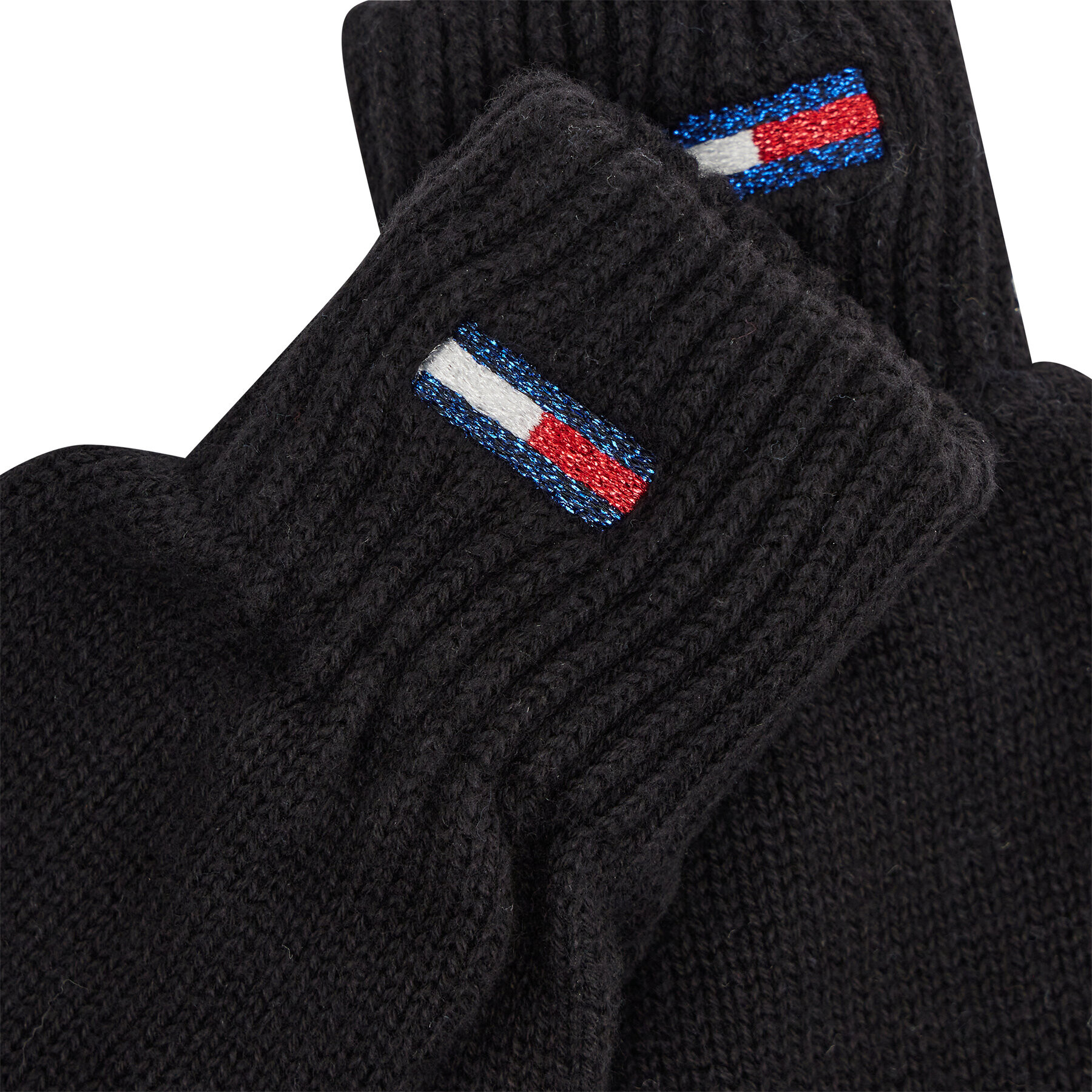 Tommy Jeans Дамски ръкавици Tjw Ess Flag Glove AW0AW10704 Черен - Pepit.bg