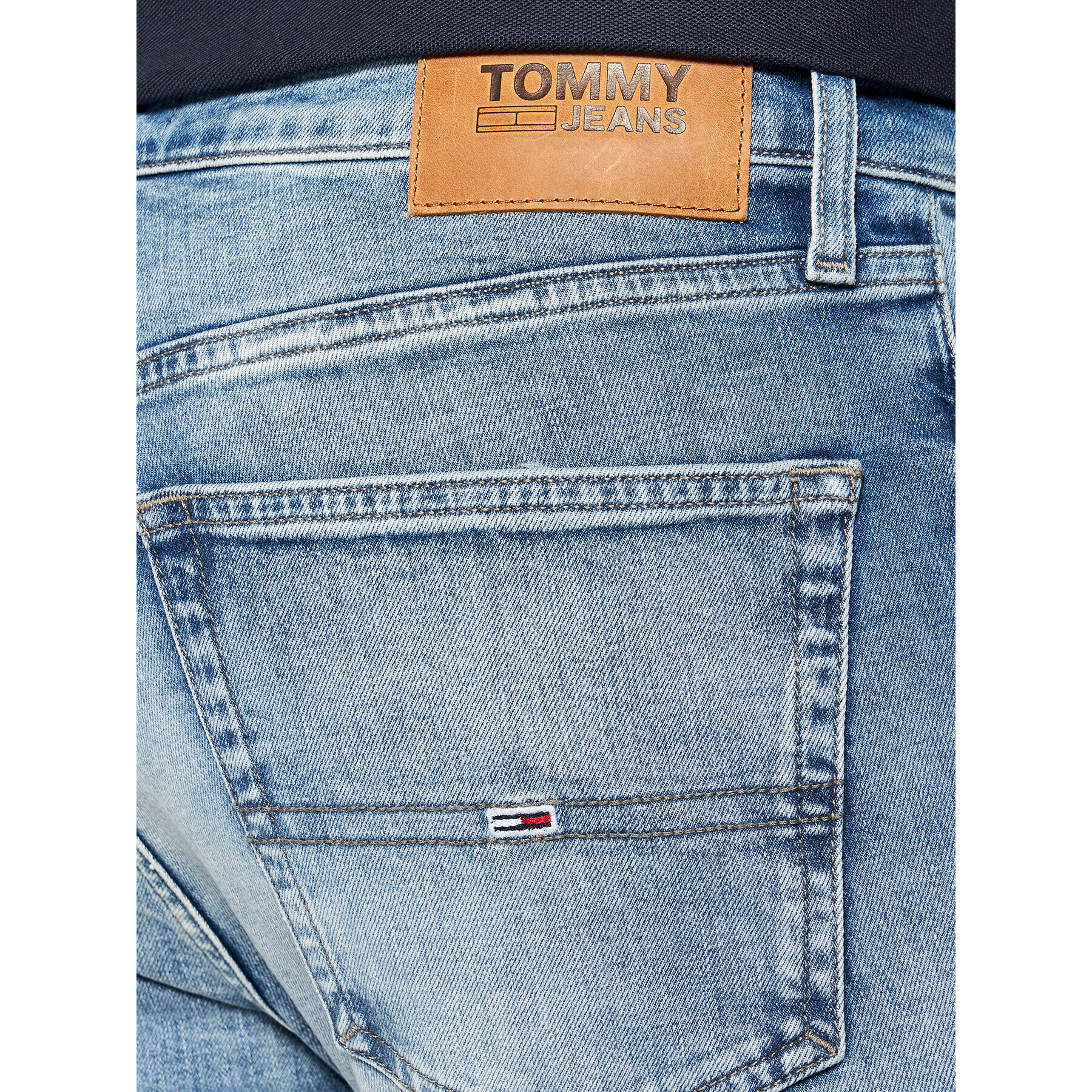 Tommy Jeans Дънки Austin DM0DM09555 Син Slim Fit - Pepit.bg