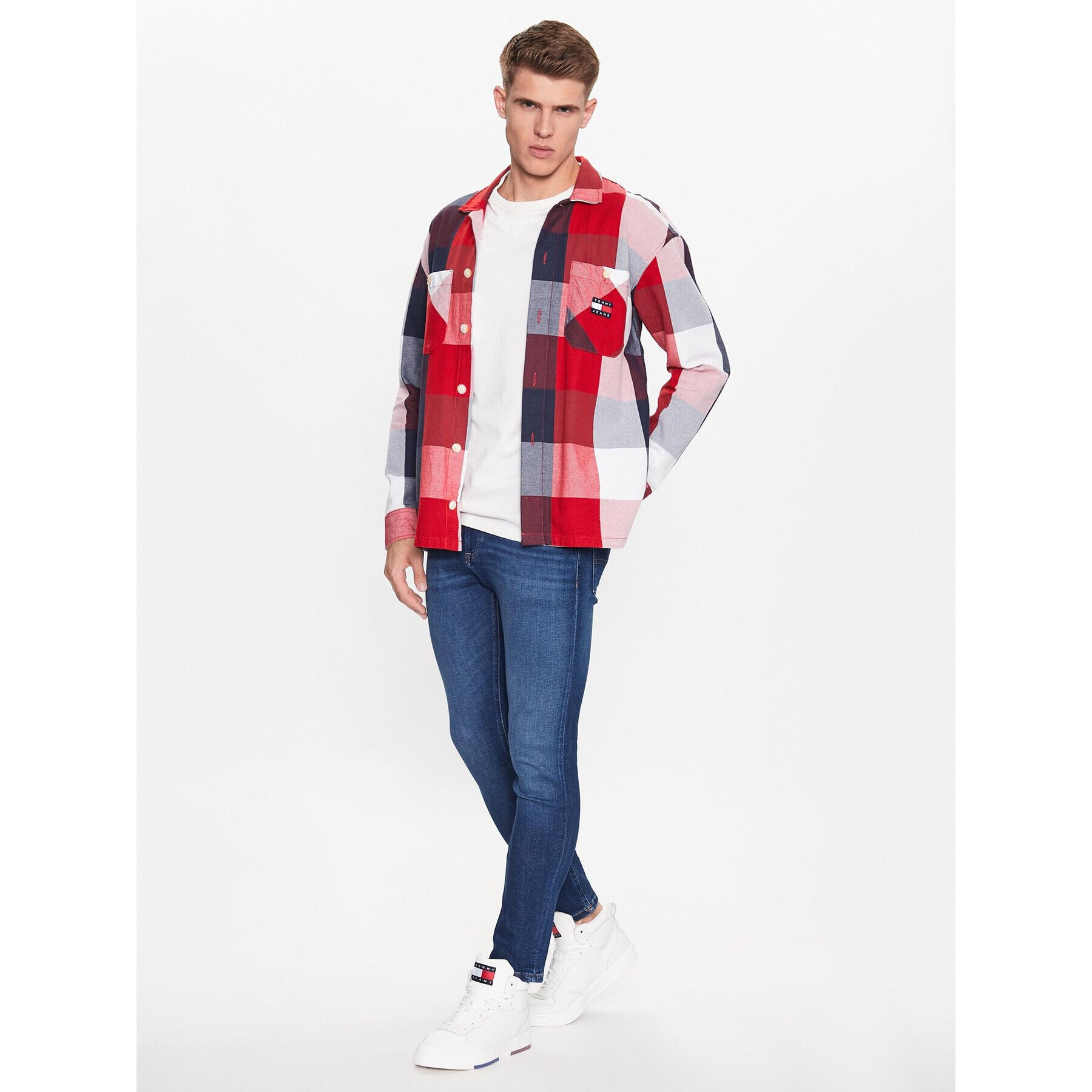 Tommy Jeans Дънки Austin DM0DM16695 Тъмносин Slim Fit - Pepit.bg