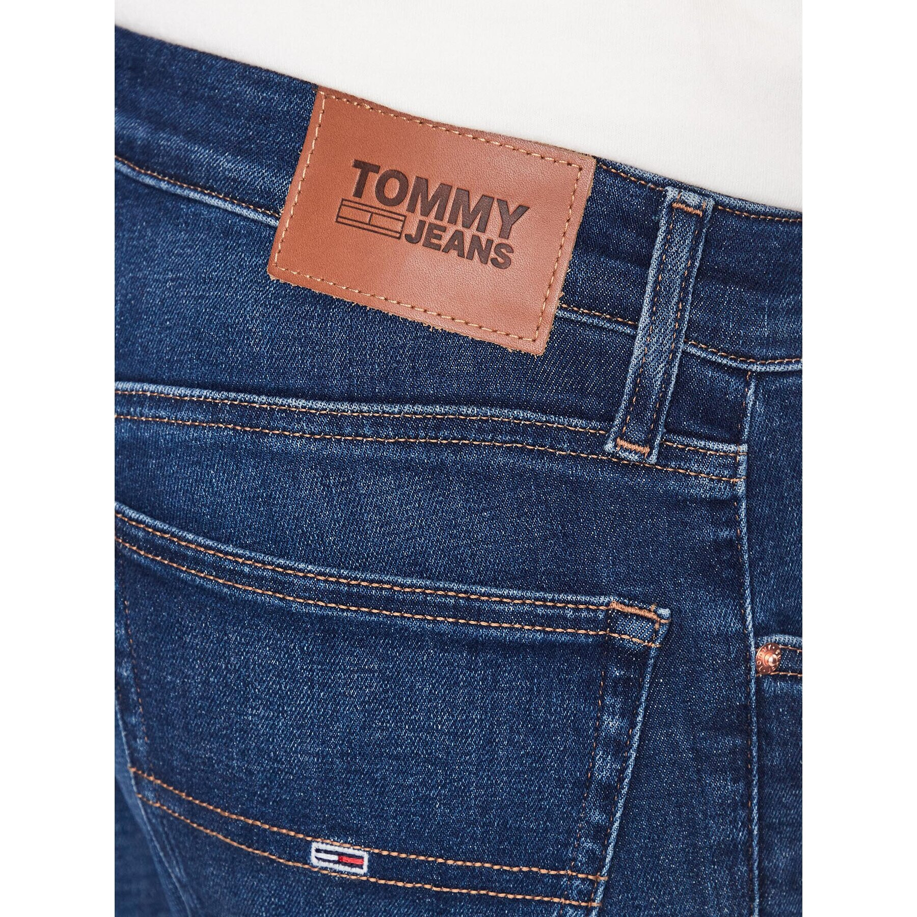 Tommy Jeans Дънки Austin DM0DM16695 Тъмносин Slim Fit - Pepit.bg