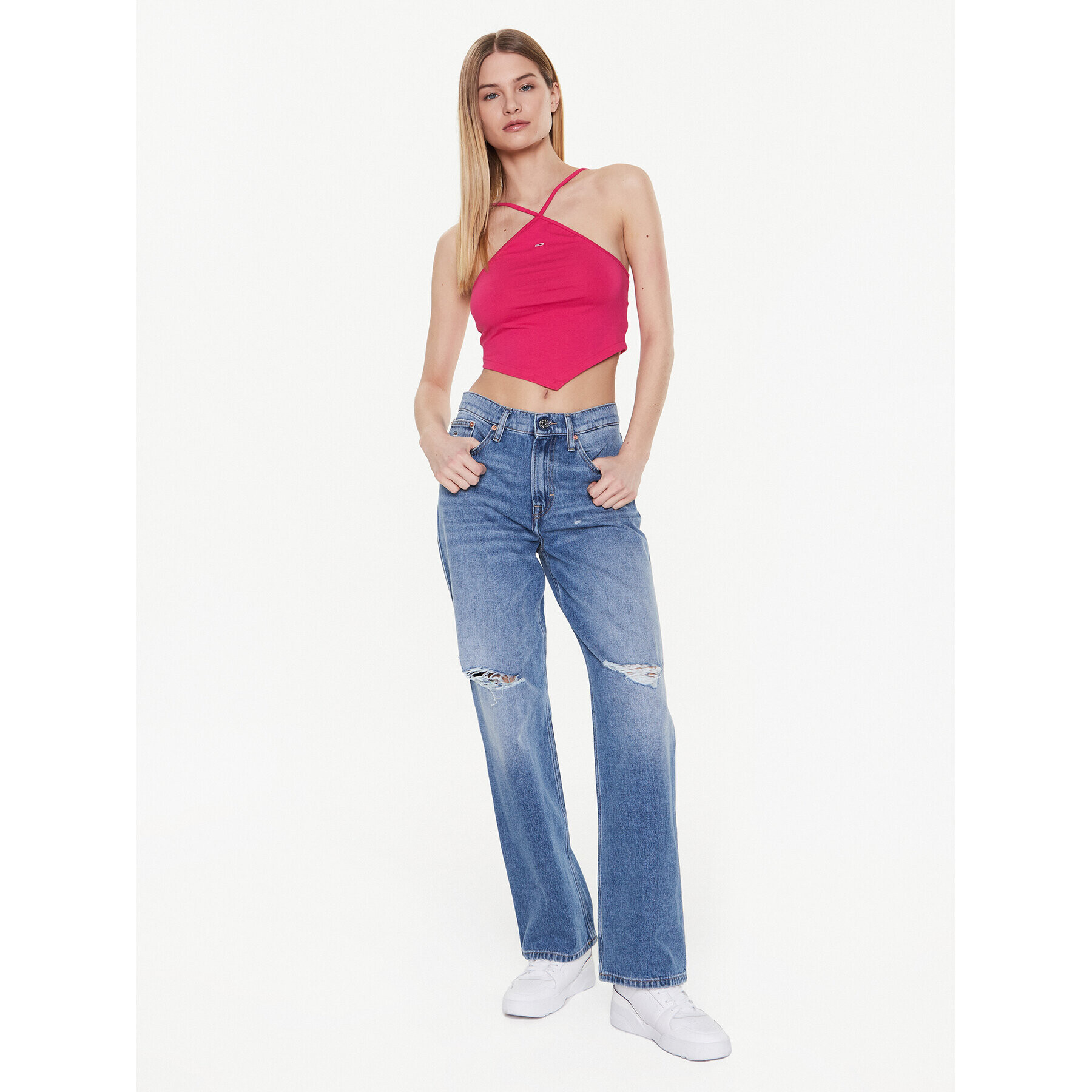 Tommy Jeans Дънки Betsy DW0DW14798 Син Wide Leg - Pepit.bg