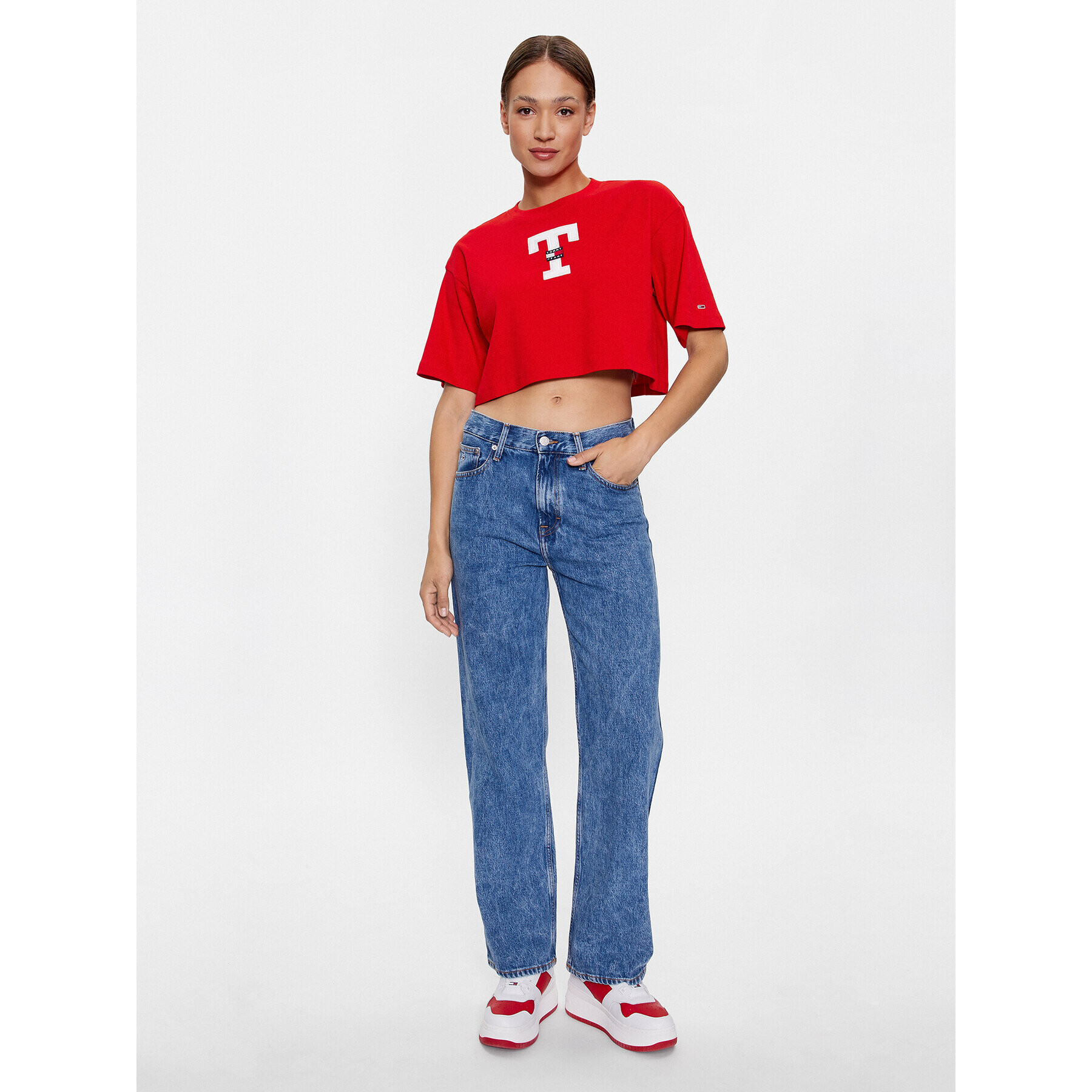 Tommy Jeans Дънки Betsy DW0DW15996 Син Loose Fit - Pepit.bg