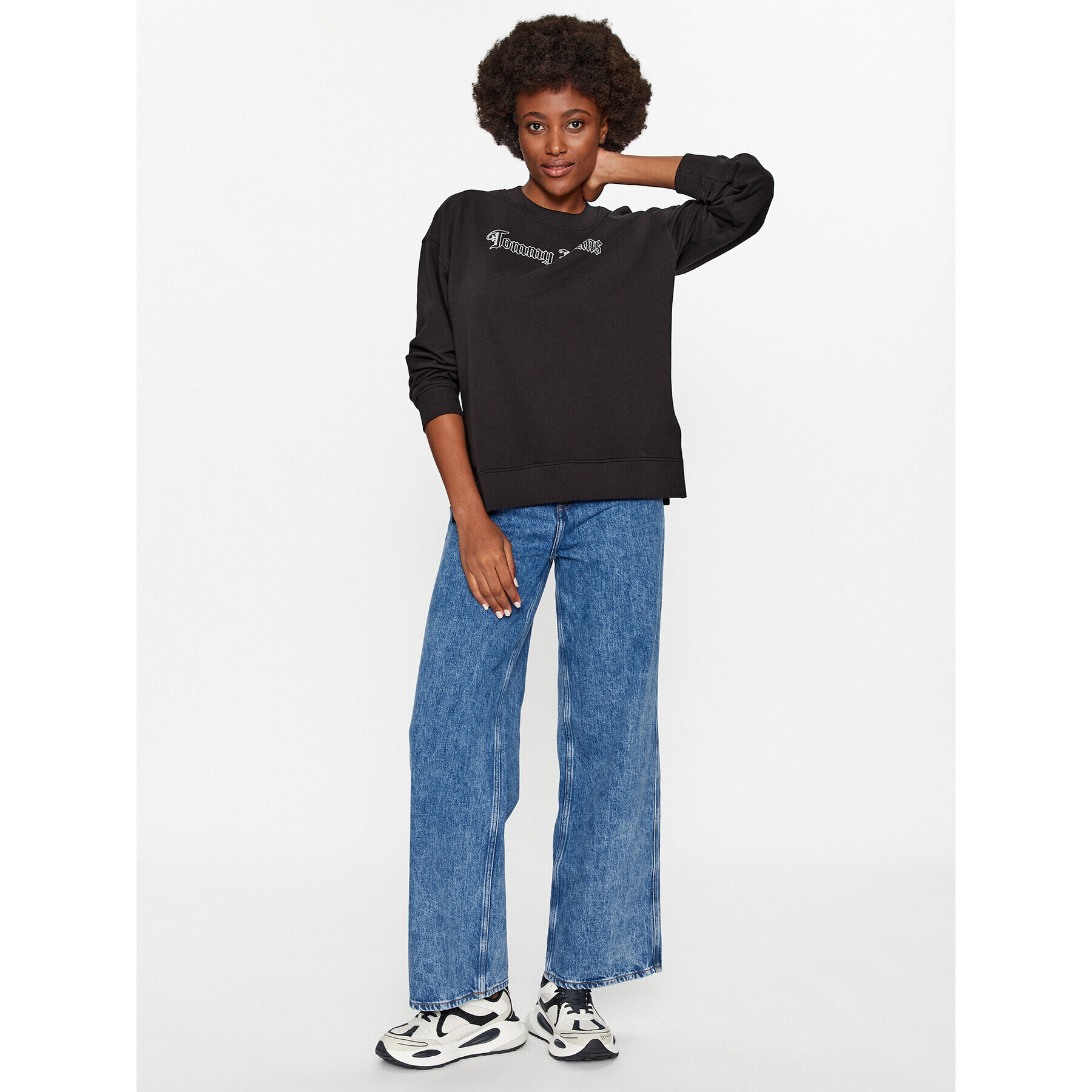 Tommy Jeans Дънки Claire DW0DW16653 Син Wide Leg - Pepit.bg