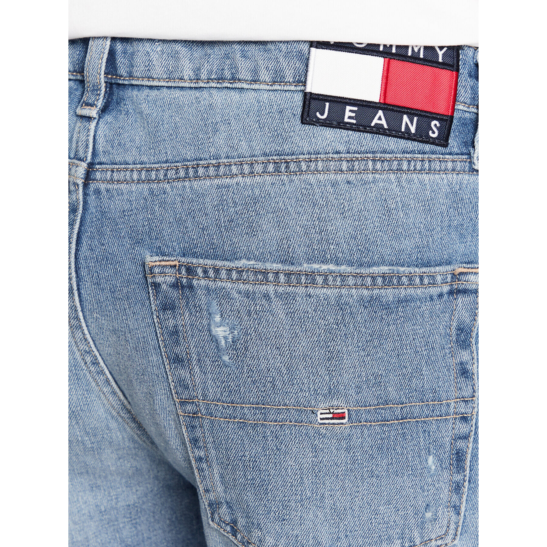 Tommy Jeans Дънки Dad DM0DM15601 Син Regular Fit - Pepit.bg