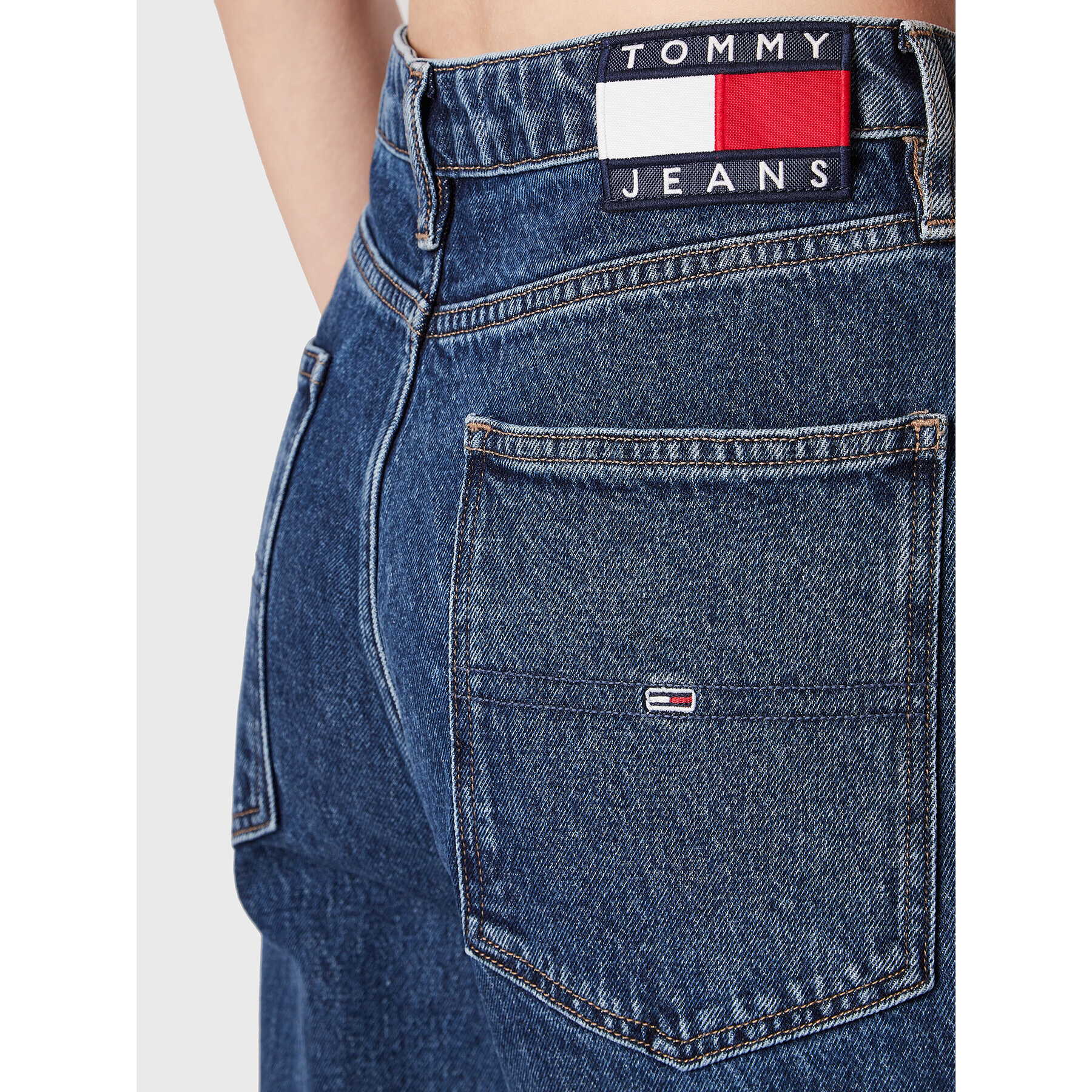 Tommy Jeans Дънки Daisy DW0DW14130 Тъмносин Baggy Fit - Pepit.bg