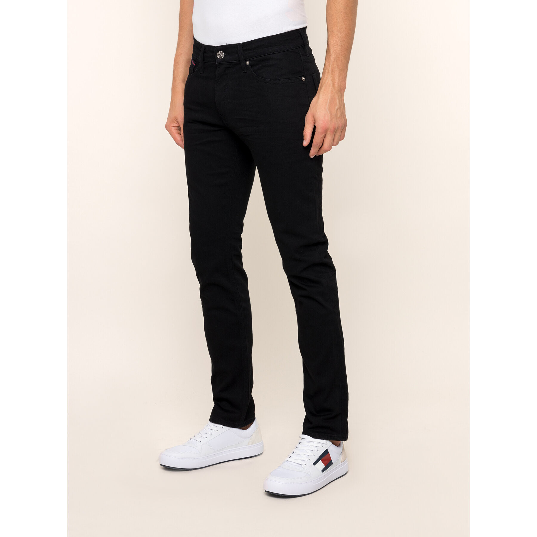 Tommy Jeans Дънки DM0DM04372 Черен Slim Fit - Pepit.bg