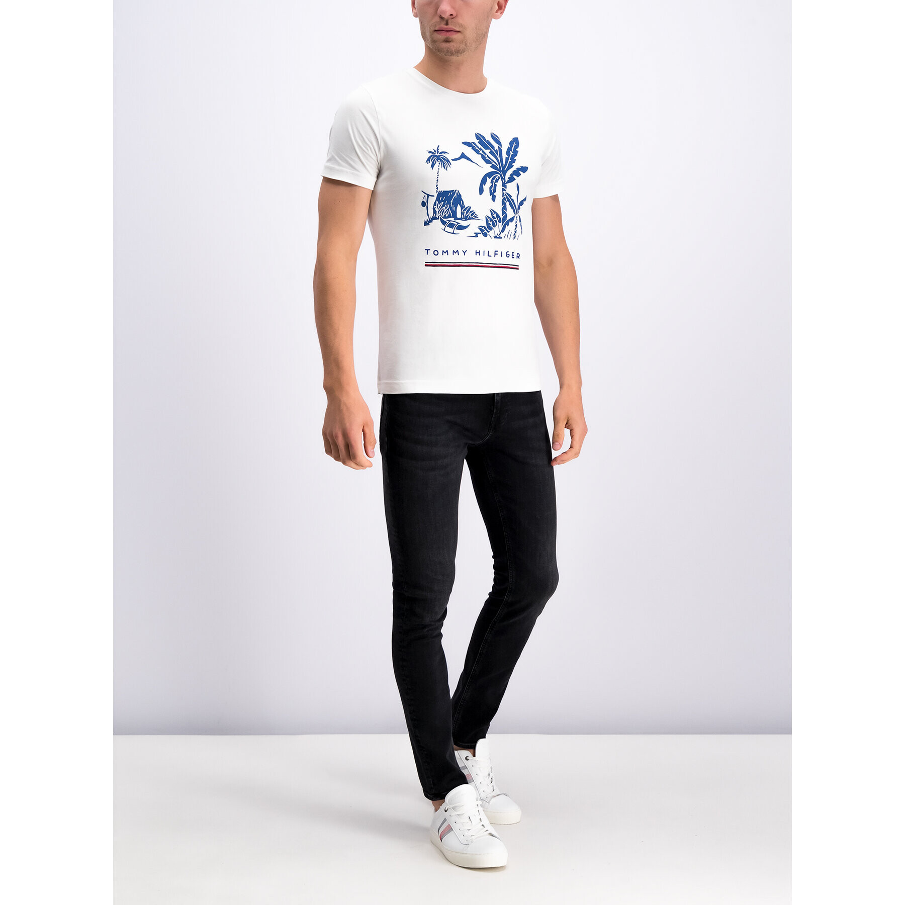 Tommy Jeans Дънки DM0DM06391 Черен Slim Fit - Pepit.bg