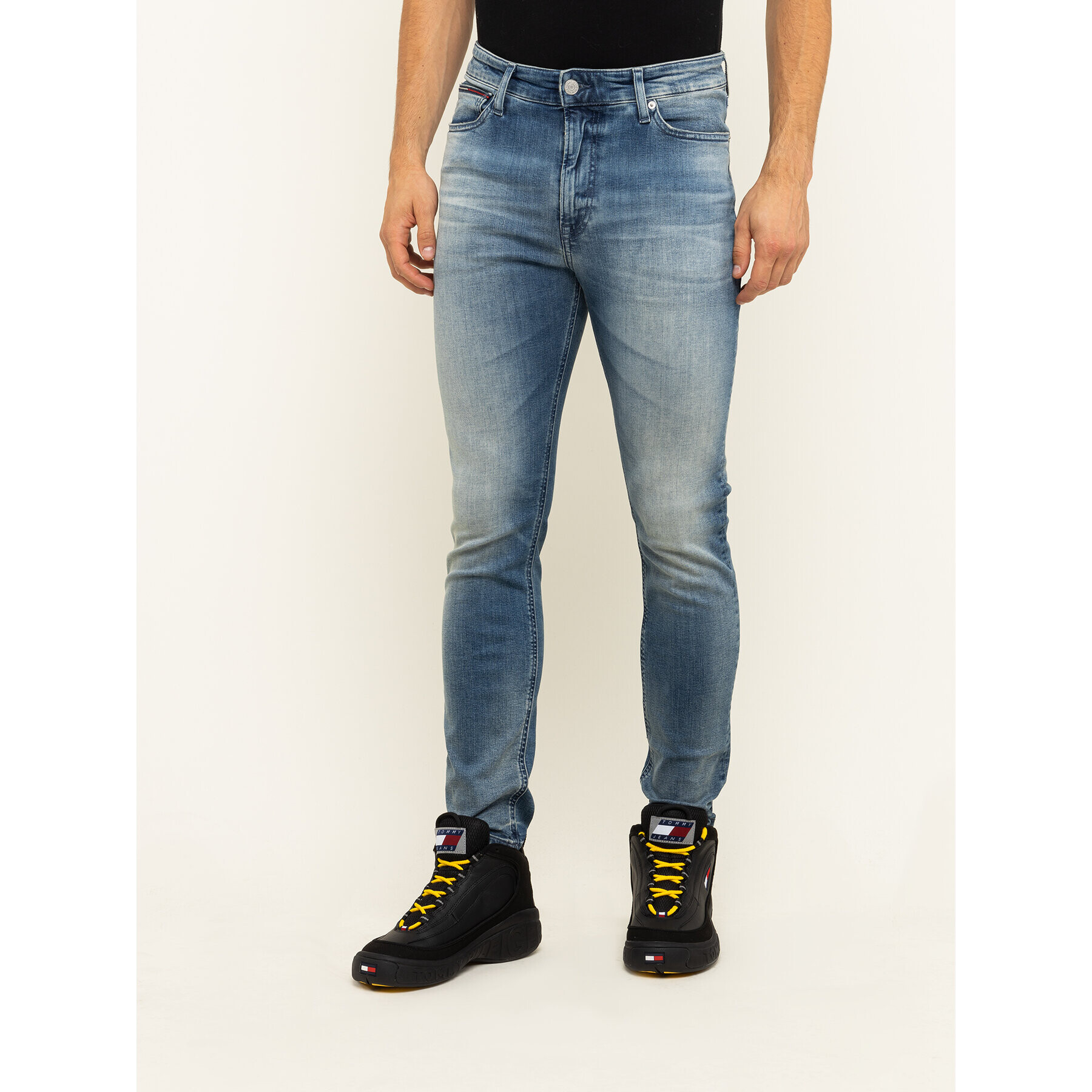 Tommy Jeans Дънки DM0DM06410 Тъмносин Skinny Fit - Pepit.bg