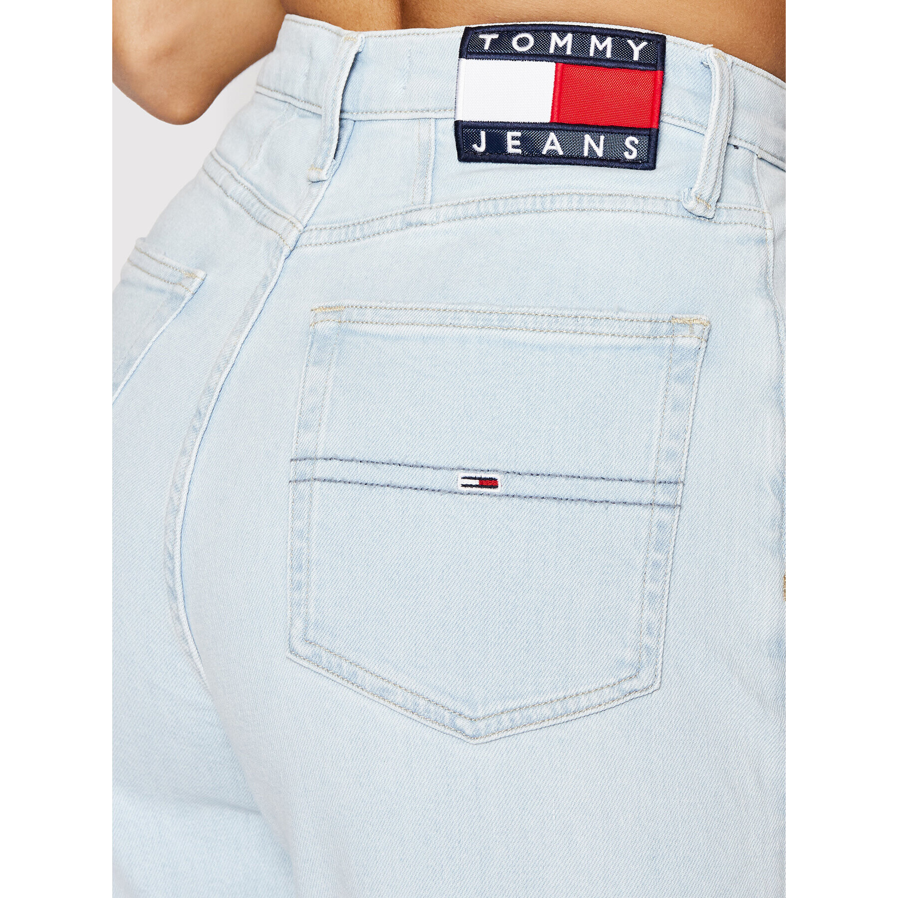 Tommy Jeans Дънки DW0DW12938 Син Mom Fit - Pepit.bg