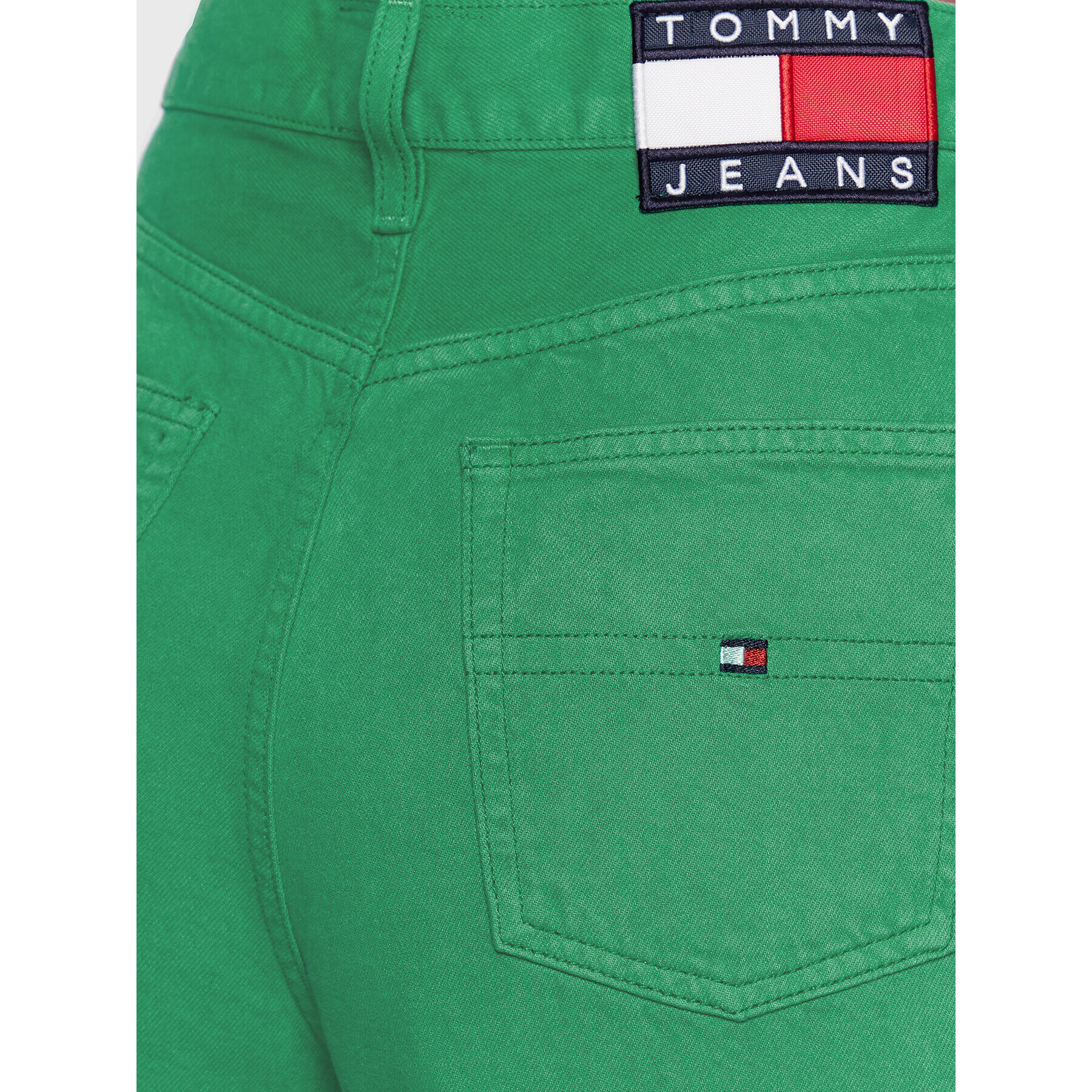 Tommy Jeans Дънки DW0DW14221 Зелен Straight Fit - Pepit.bg