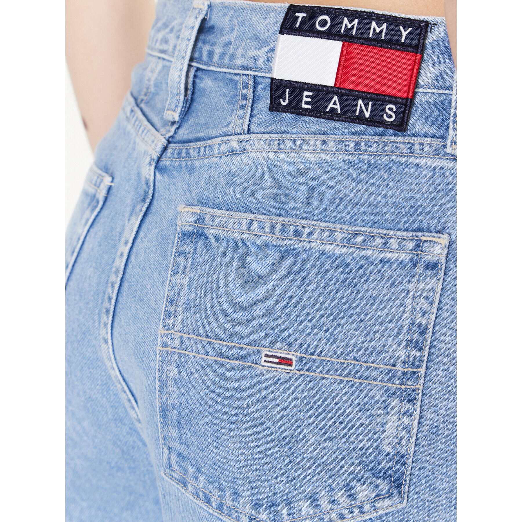 Tommy Jeans Дънки DW0DW14809 Син Mom Fit - Pepit.bg