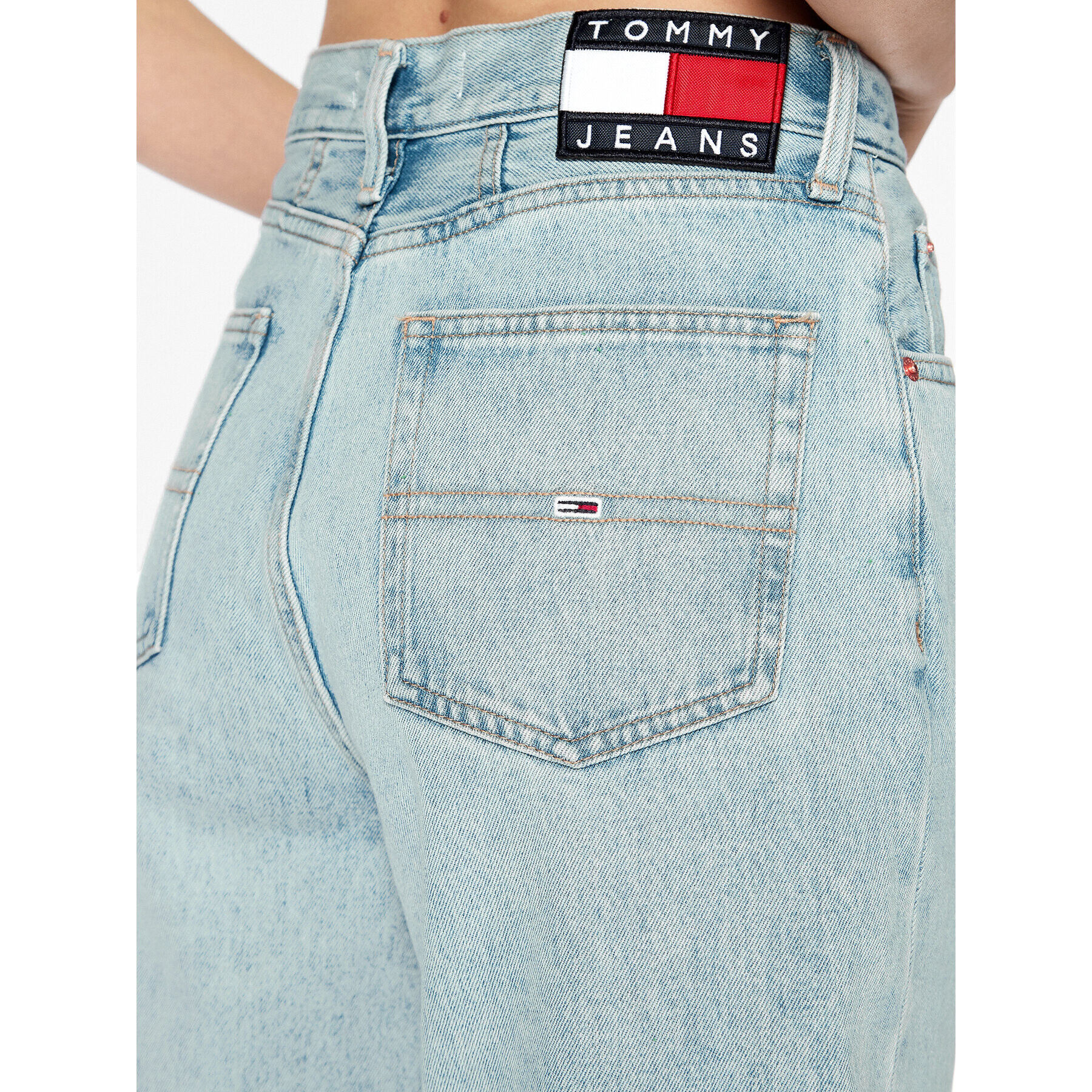 Tommy Jeans Дънки DW0DW15492 Син Mom Fit - Pepit.bg