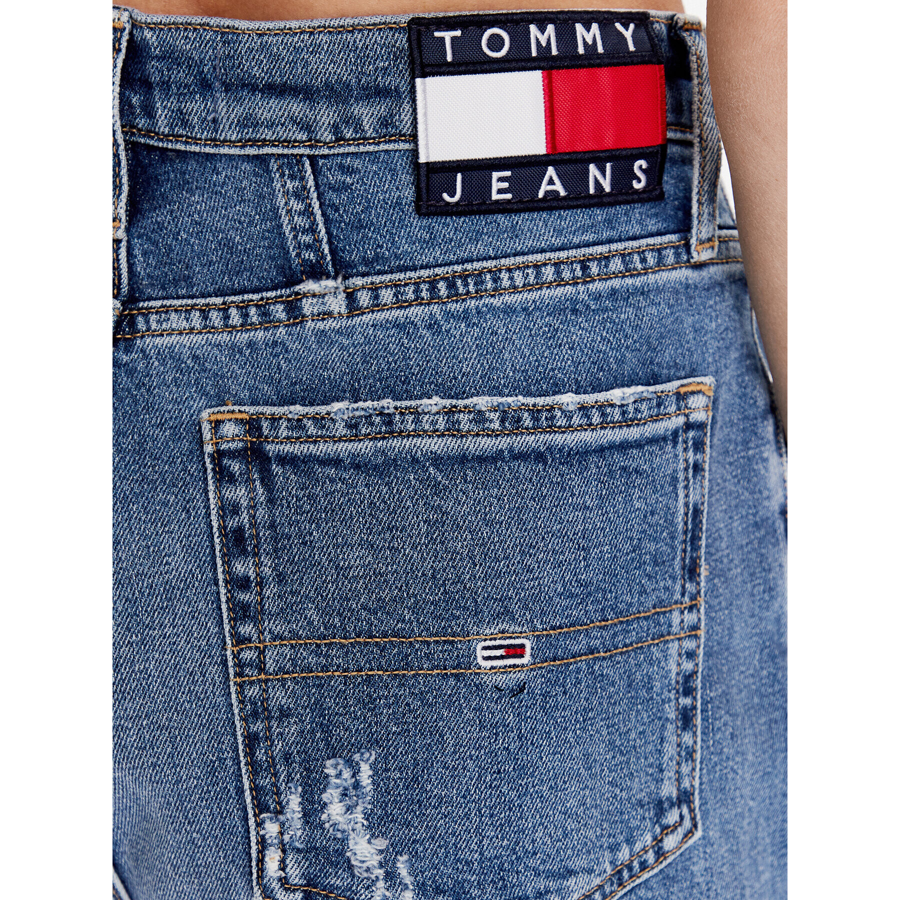 Tommy Jeans Дънки DW0DW15517 Син Mom Fit - Pepit.bg