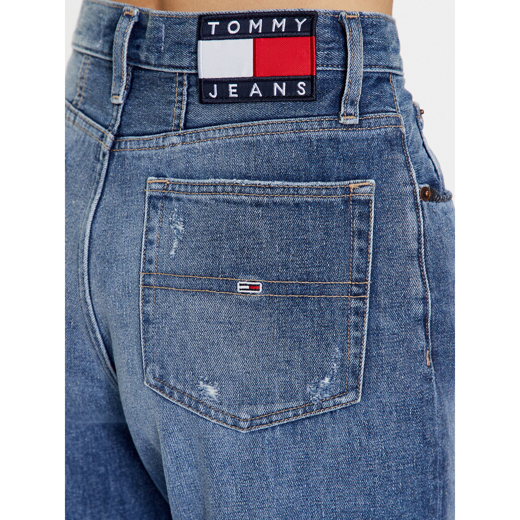 Tommy Jeans Дънки DW0DW16033 Син Mom Fit - Pepit.bg