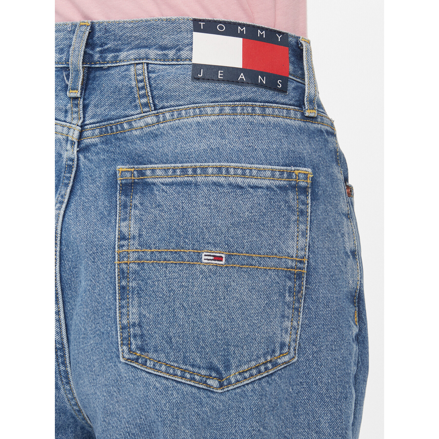 Tommy Jeans Дънки DW0DW17490 Син Mom Fit - Pepit.bg