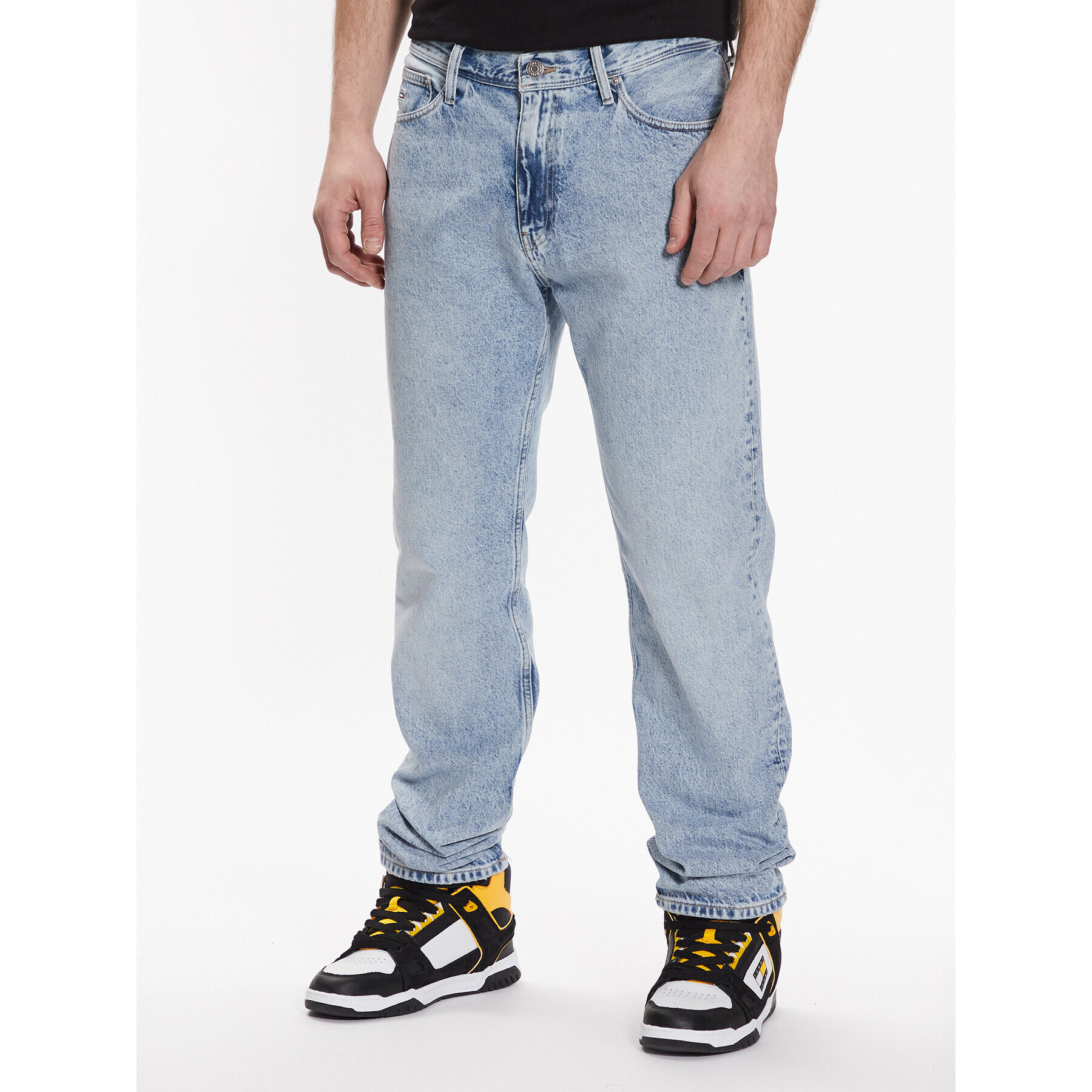 Tommy Jeans Дънки Ethan DM0DM16169 Син Straight Fit - Pepit.bg