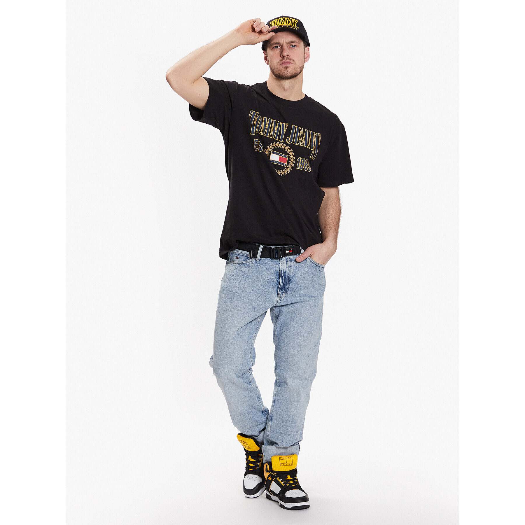 Tommy Jeans Дънки Ethan DM0DM16169 Син Straight Fit - Pepit.bg