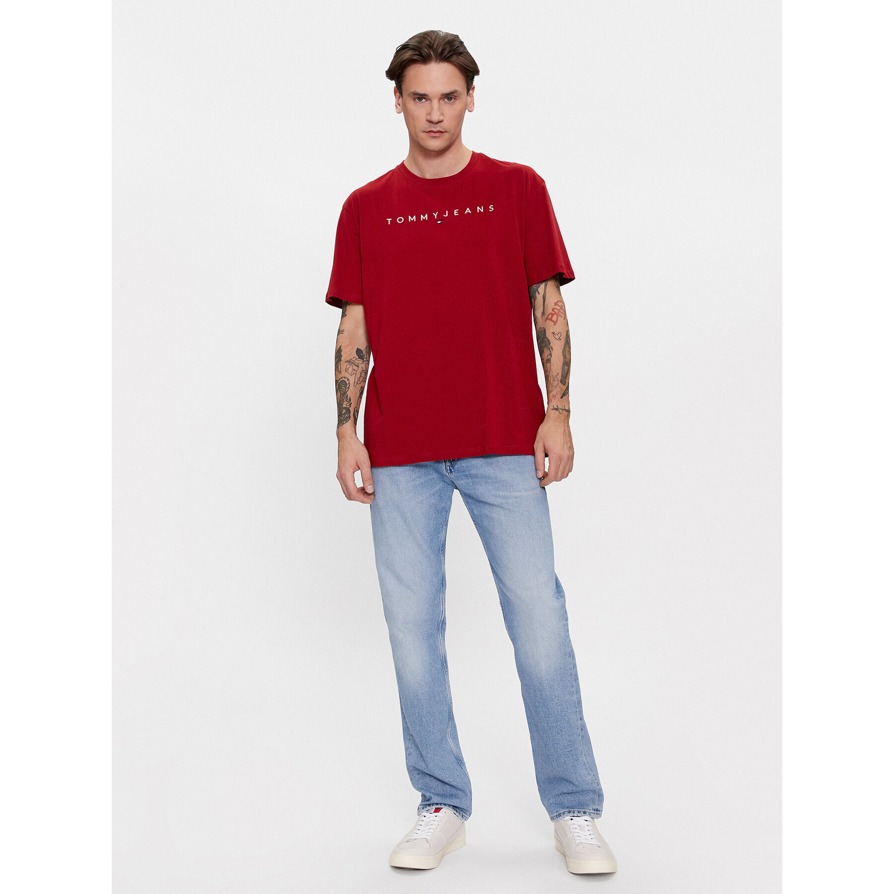 Tommy Jeans Дънки Ethan DM0DM18179 Син Straight Fit - Pepit.bg