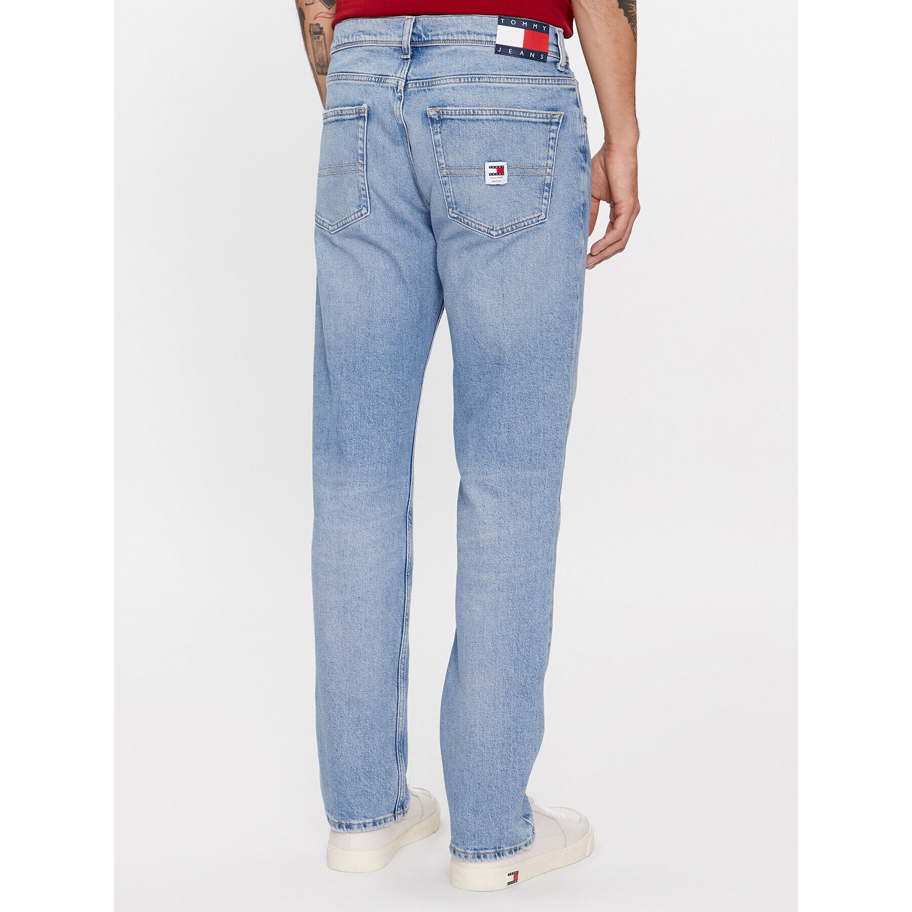 Tommy Jeans Дънки Ethan DM0DM18179 Син Straight Fit - Pepit.bg
