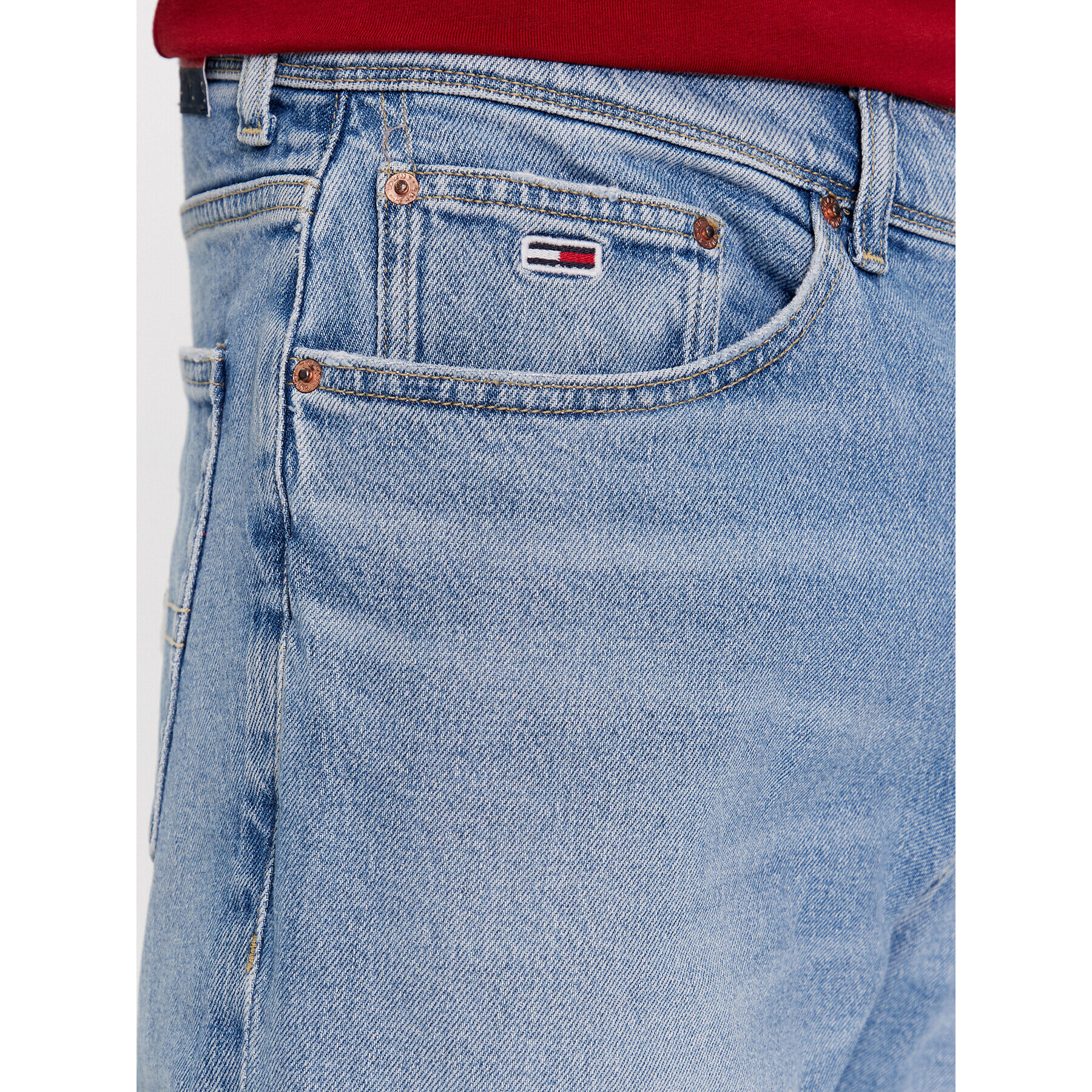 Tommy Jeans Дънки Ethan DM0DM18179 Син Straight Fit - Pepit.bg