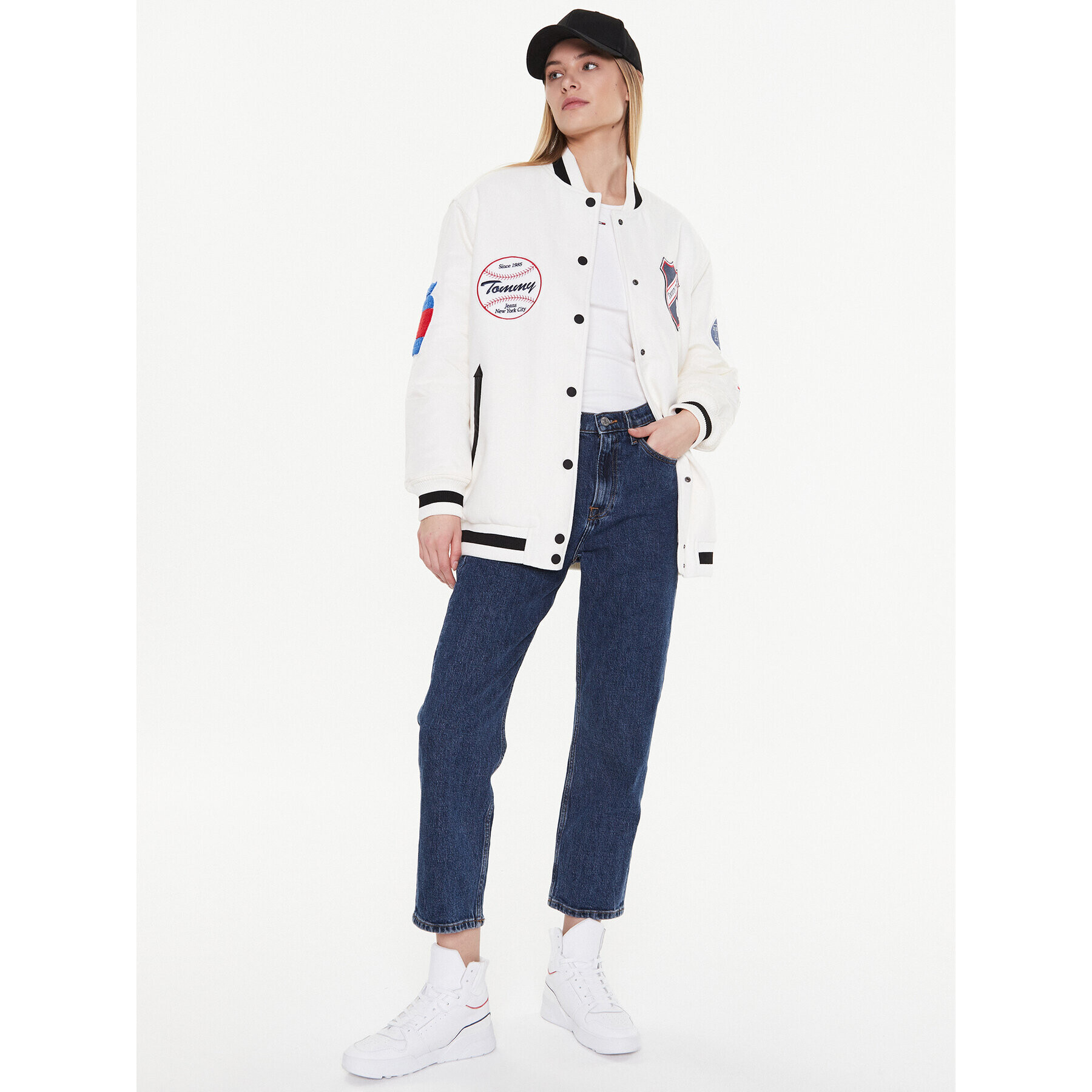 Tommy Jeans Дънки Harper DW0DW14784 Тъмносин Straight Fit - Pepit.bg