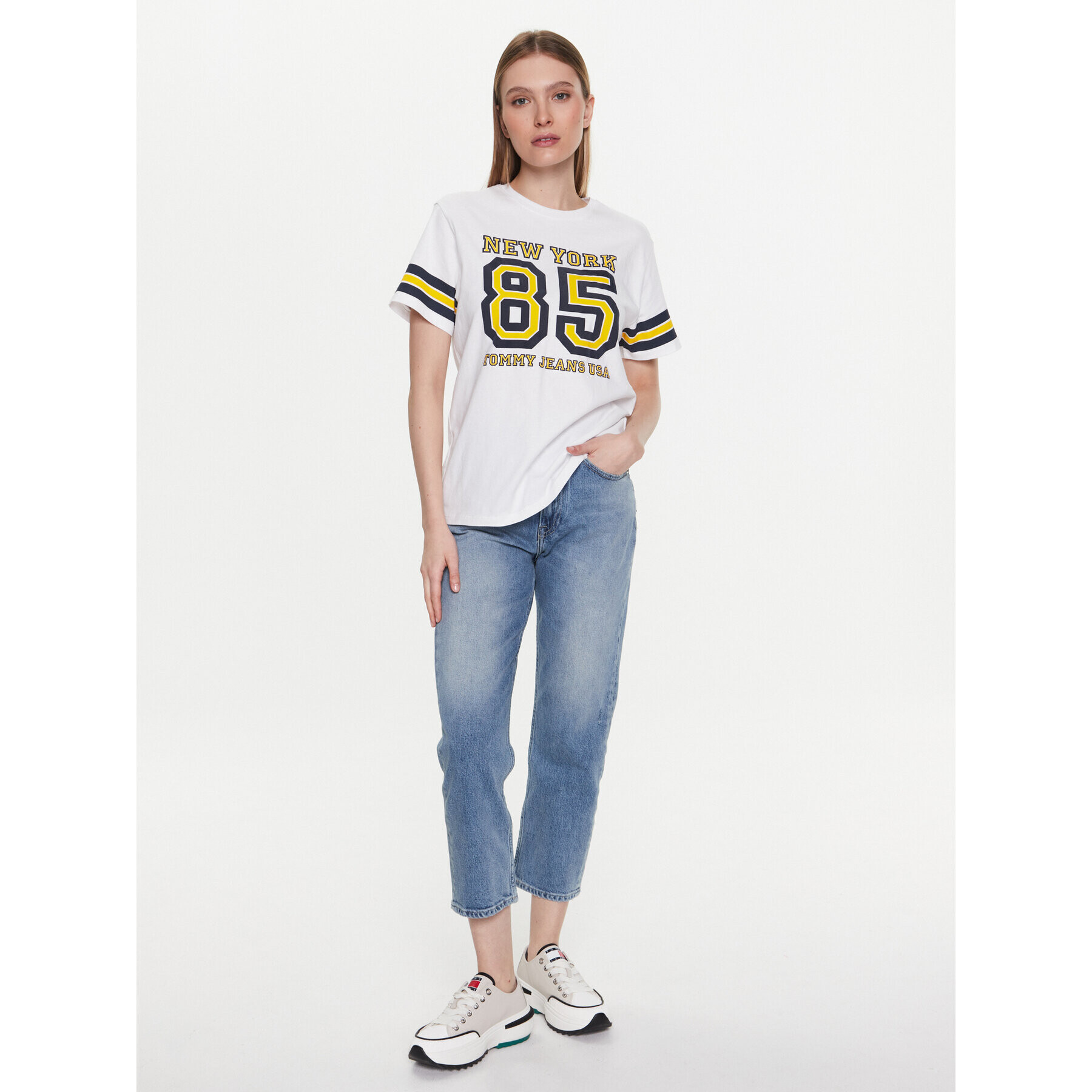 Tommy Jeans Дънки Herper DW0DW15519 Син Straight Fit - Pepit.bg