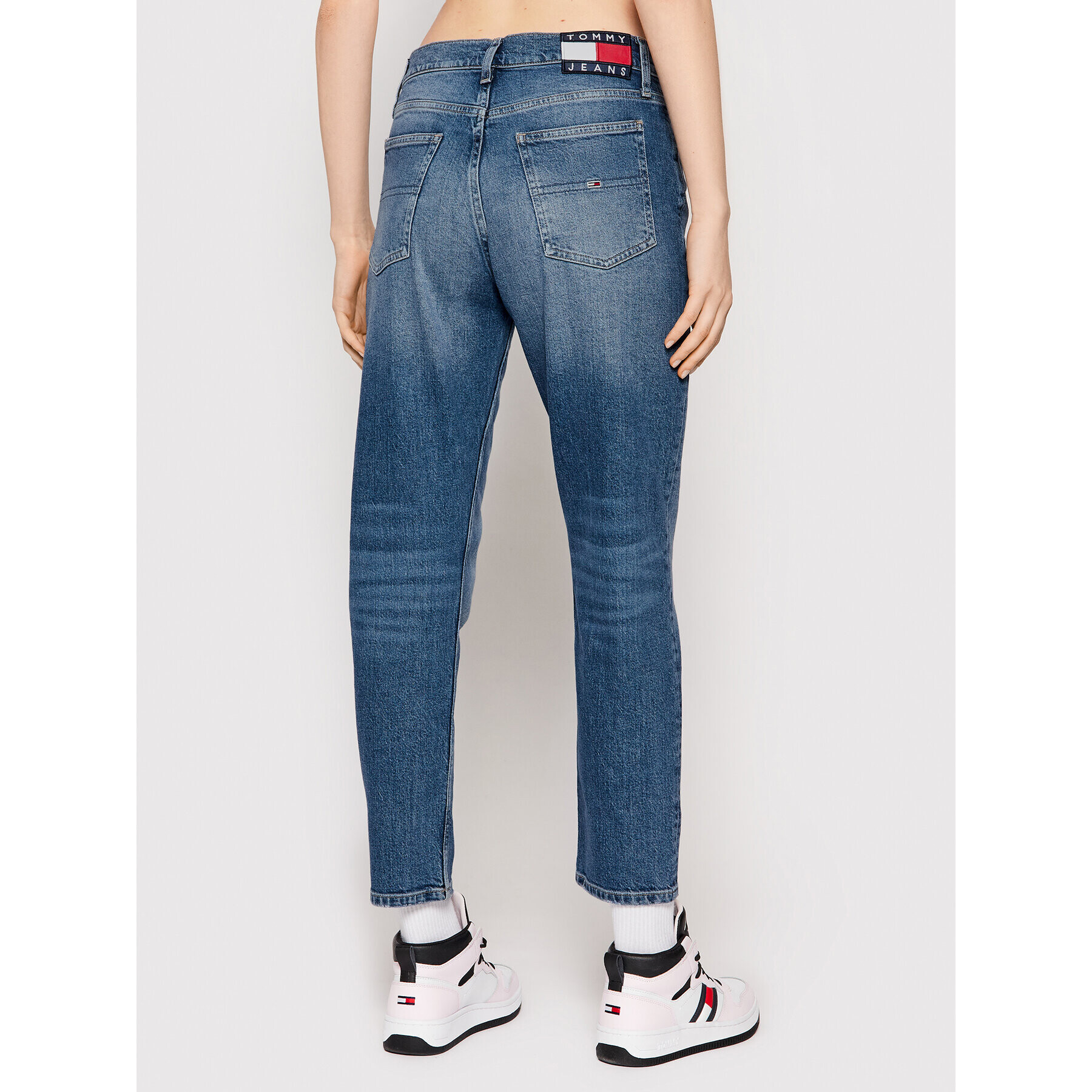 Tommy Jeans Дънки Izzie DW0DW10905 Син Straight Fit - Pepit.bg