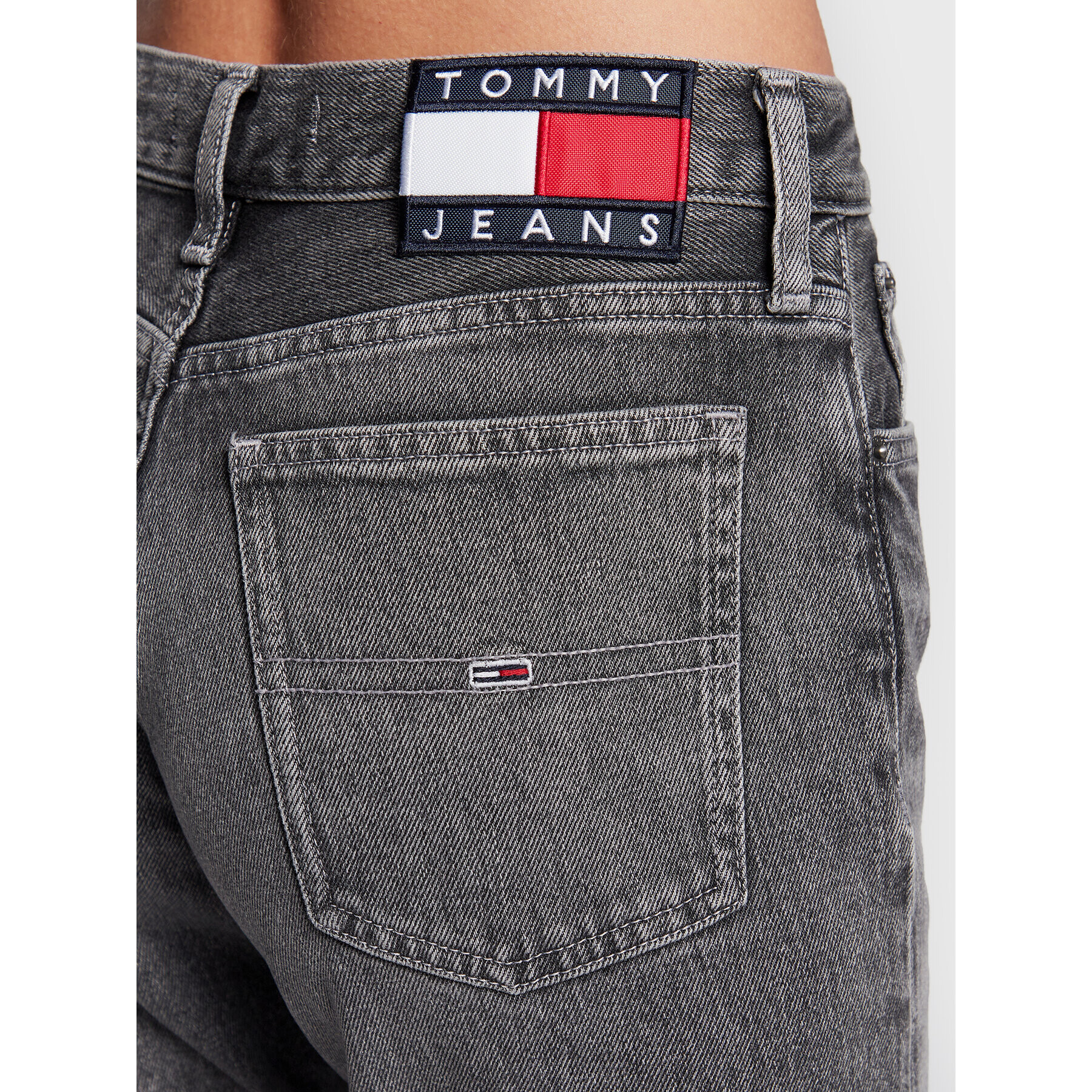 Tommy Jeans Дънки Izzie DW0DW14770 Сив Slim Fit - Pepit.bg