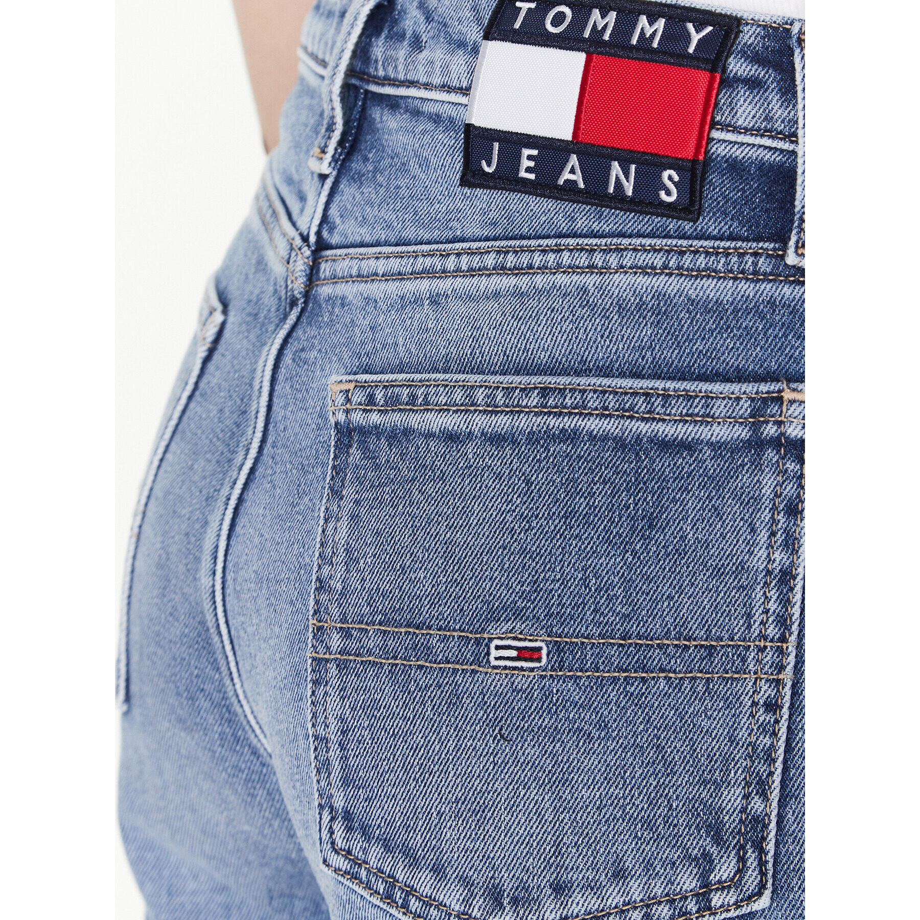 Tommy Jeans Дънки Izzie DW0DW14786 Син Slim Fit - Pepit.bg