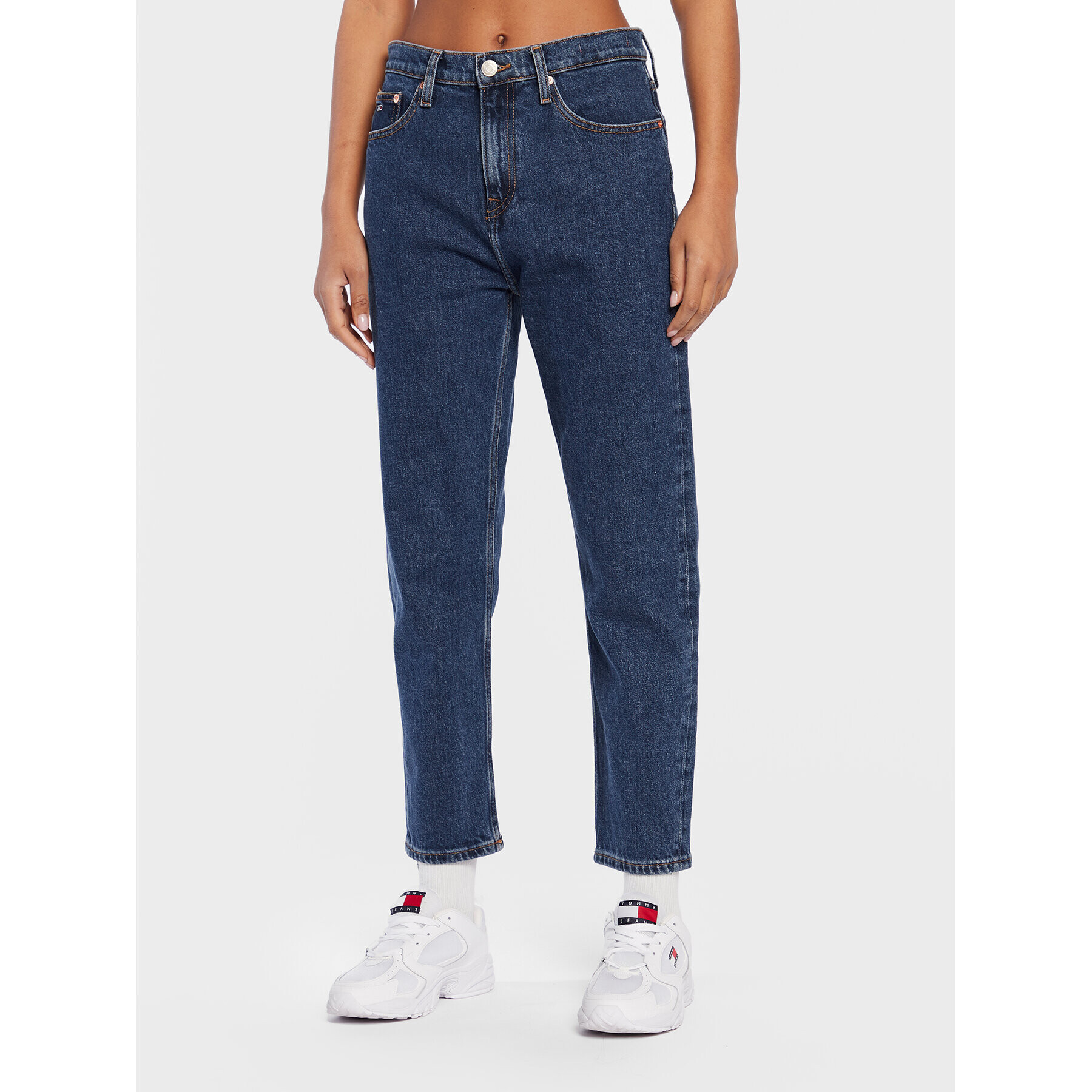 Tommy Jeans Дънки Izzie DW0DW14829 Тъмносин Skinny Ankle Fit - Pepit.bg