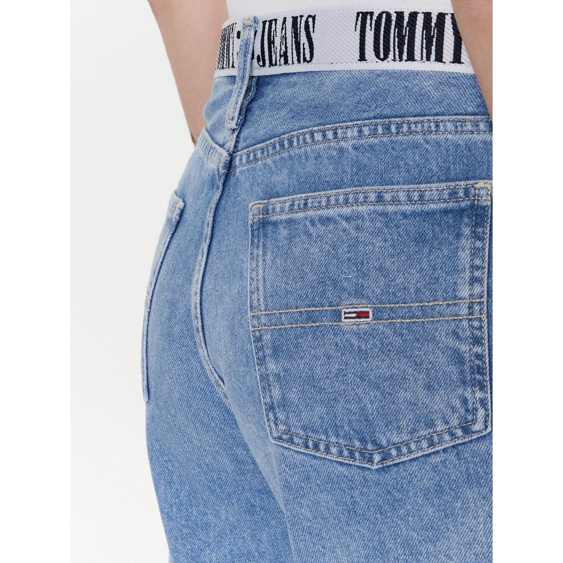 Tommy Jeans Дънки Izzie DW0DW15047 Син Slim Fit - Pepit.bg