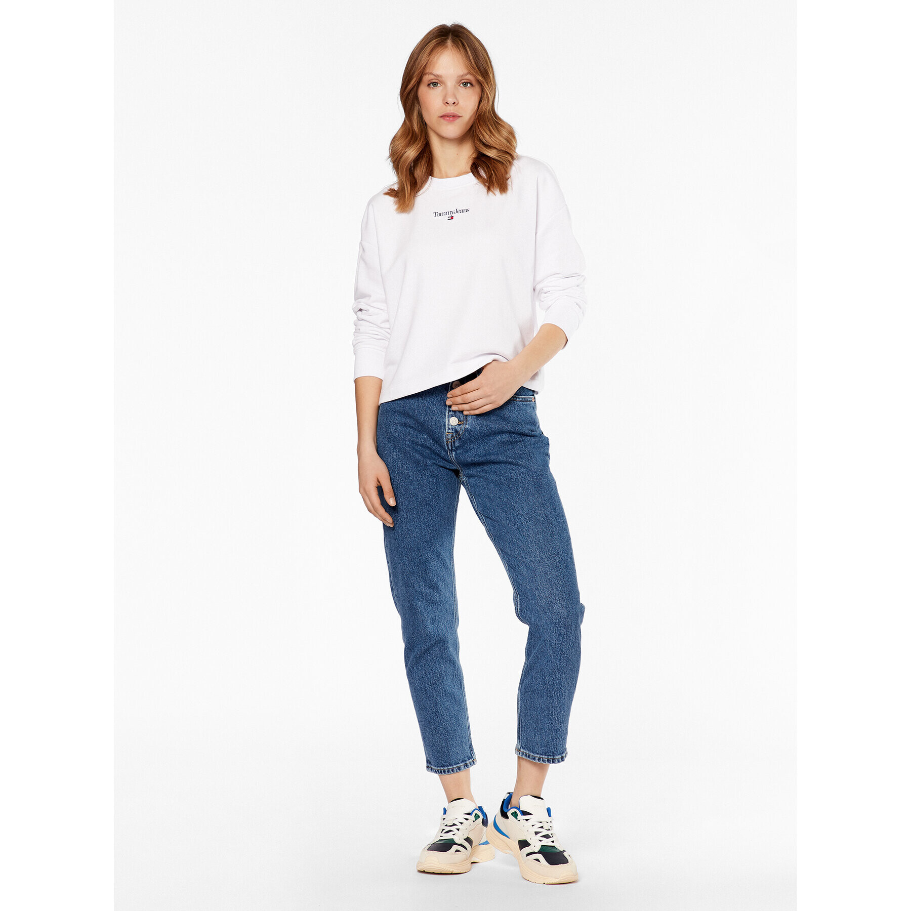 Tommy Jeans Дънки Izzie DW0DW15804 Тъмносин Slim Leg - Pepit.bg