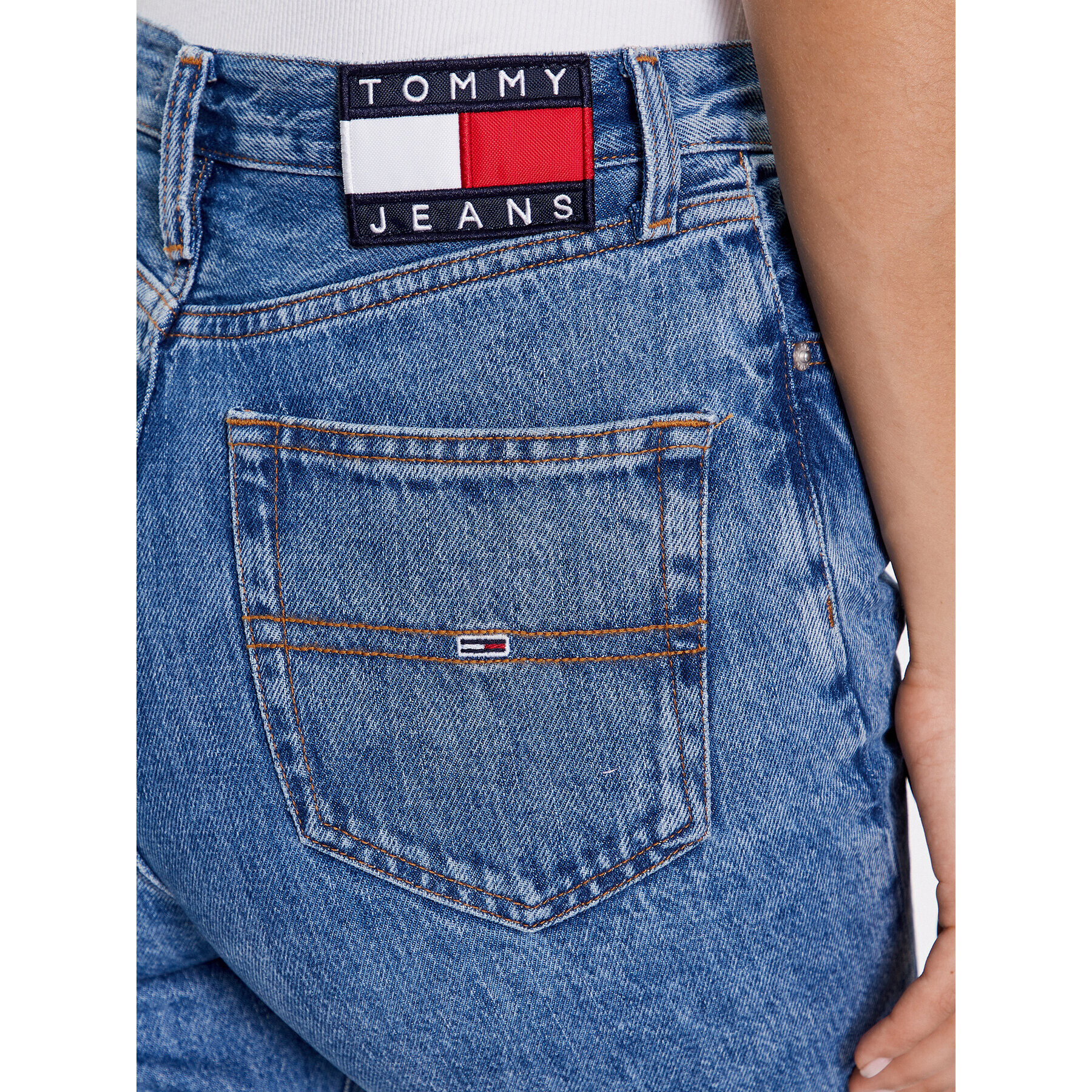 Tommy Jeans Дънки Julie DW0DW16210 Син Regular Fit - Pepit.bg