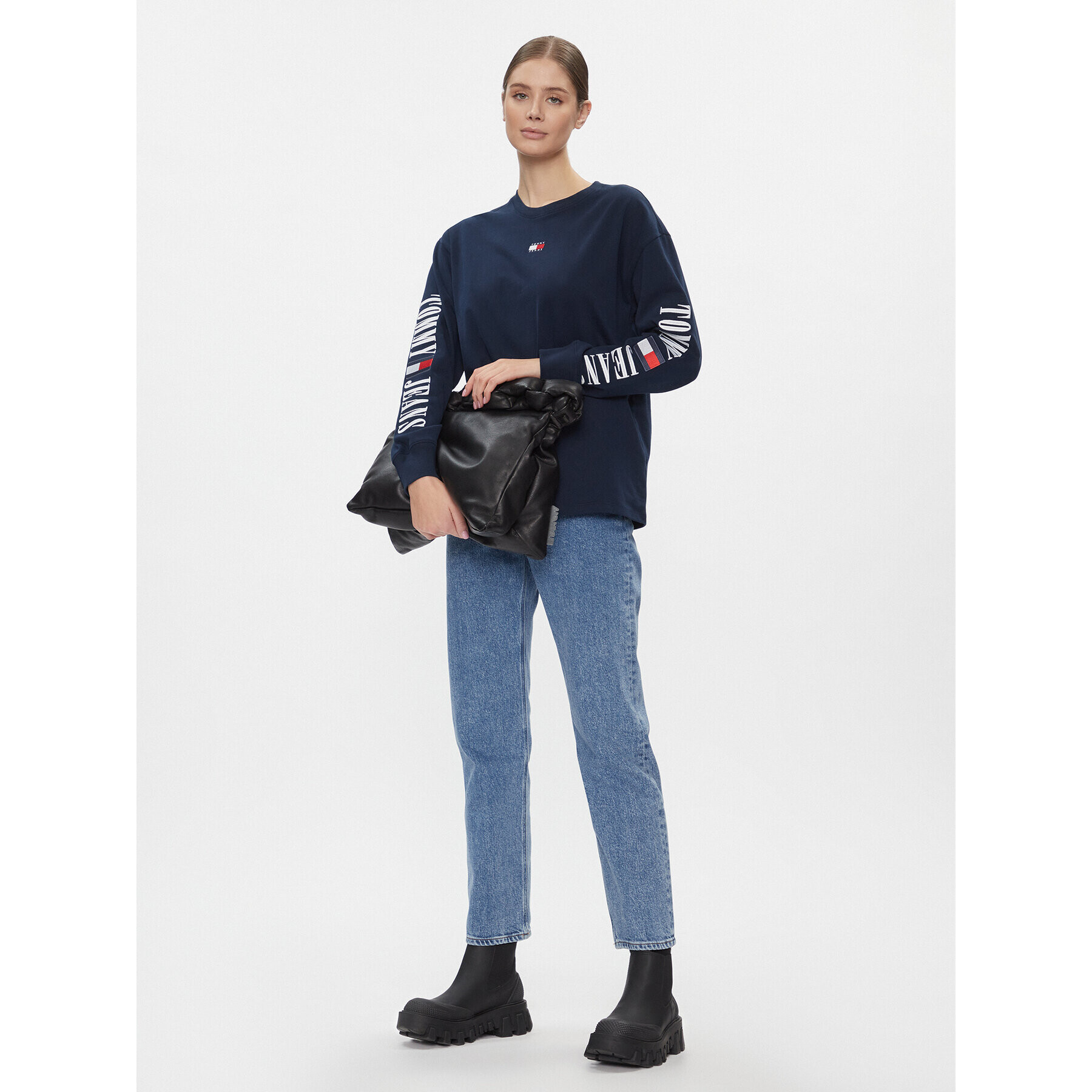 Tommy Jeans Дънки Julie DW0DW17491 Син Straight Fit - Pepit.bg