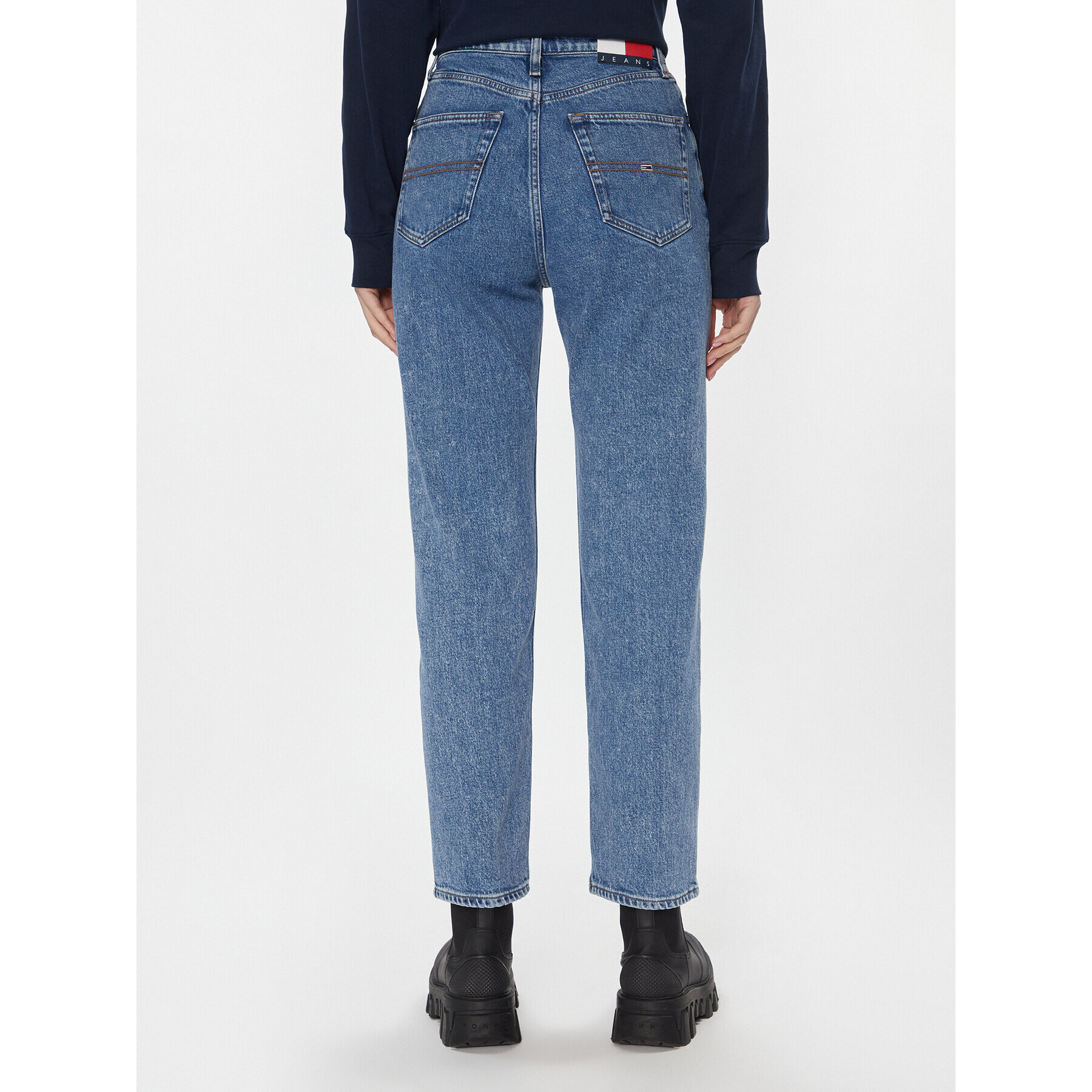 Tommy Jeans Дънки Julie DW0DW17491 Син Straight Fit - Pepit.bg