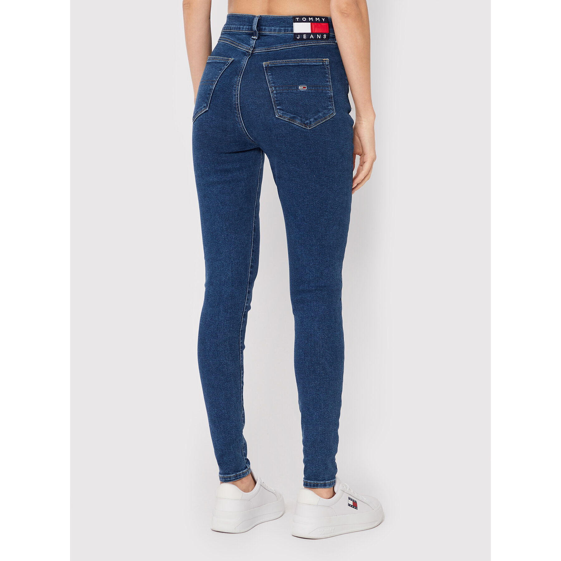 Tommy Jeans Дънки Melany DW0DW13355 Тъмносин Super Skinny Fit - Pepit.bg