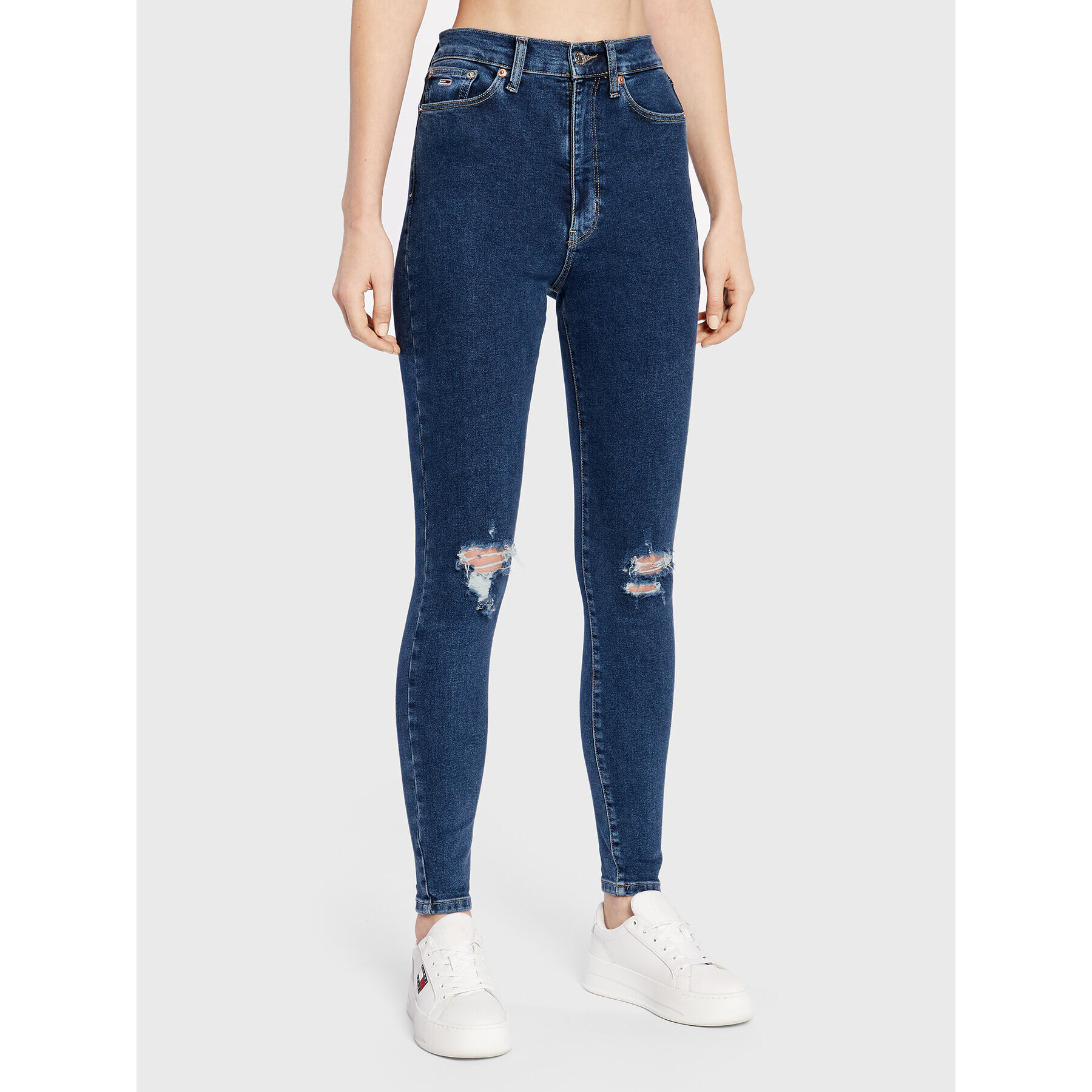 Tommy Jeans Дънки Melany DW0DW14104 Тъмносин Super Skinny Fit - Pepit.bg