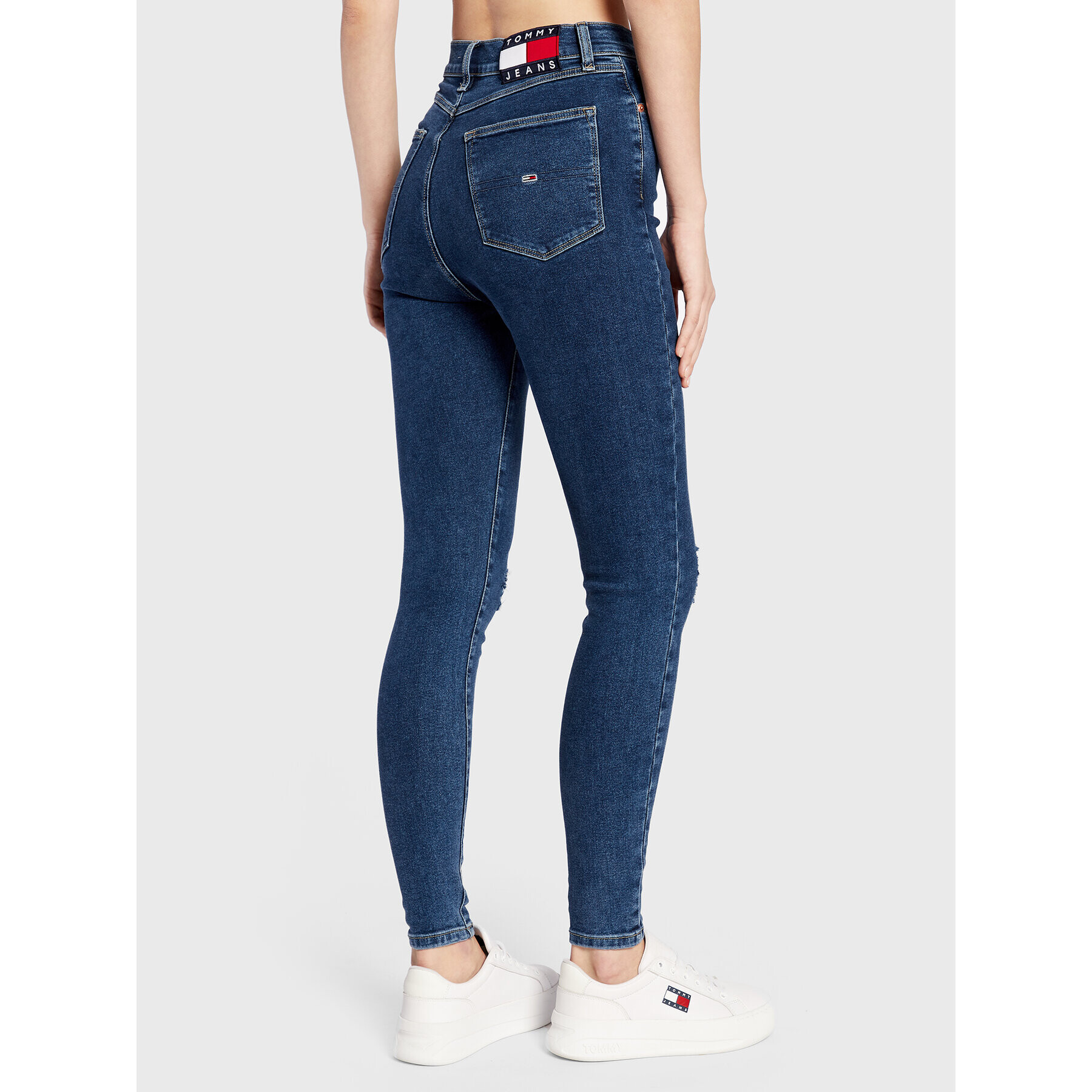 Tommy Jeans Дънки Melany DW0DW14104 Тъмносин Super Skinny Fit - Pepit.bg