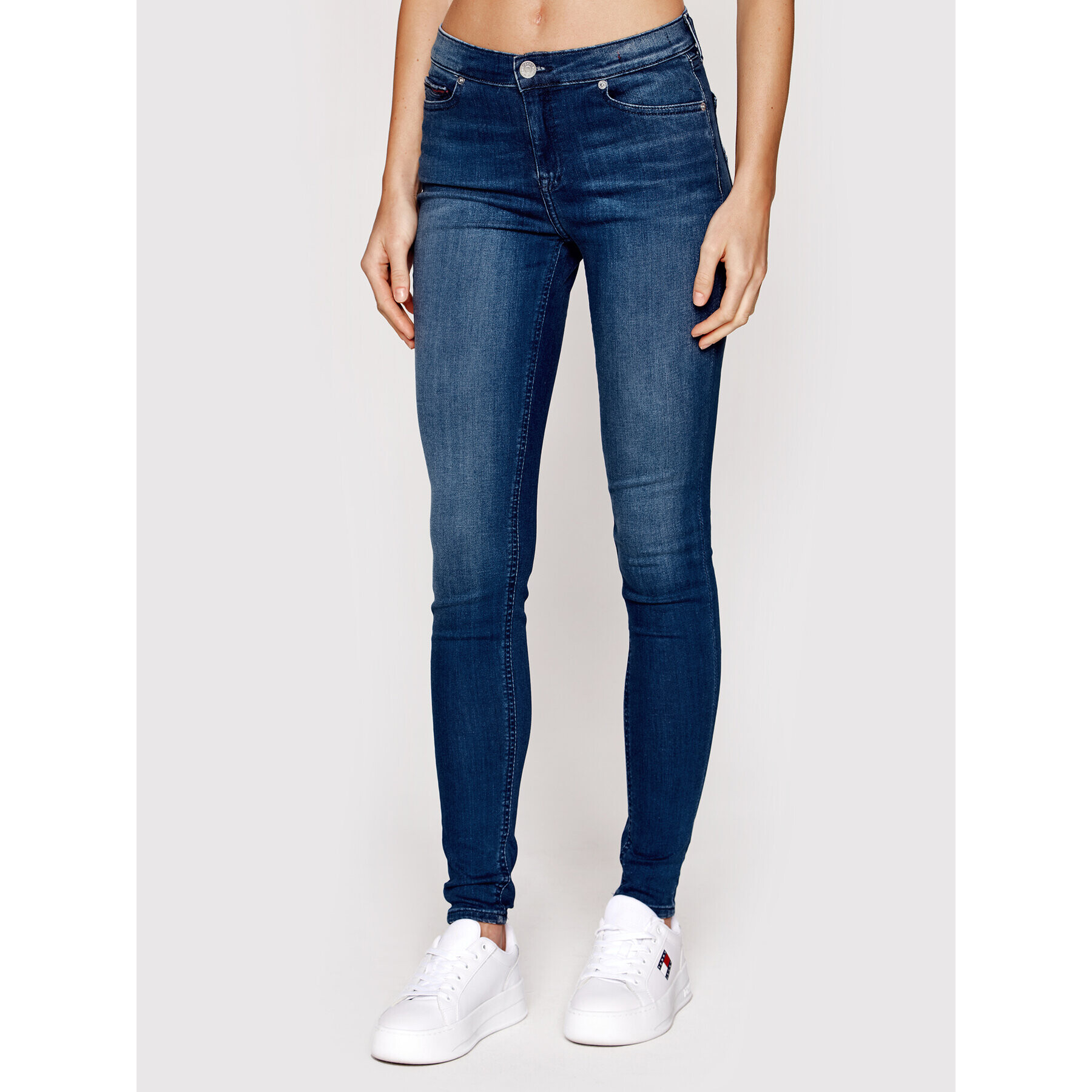 Tommy Jeans Дънки Nora DW0DW09213 Тъмносин Skinny Fit - Pepit.bg