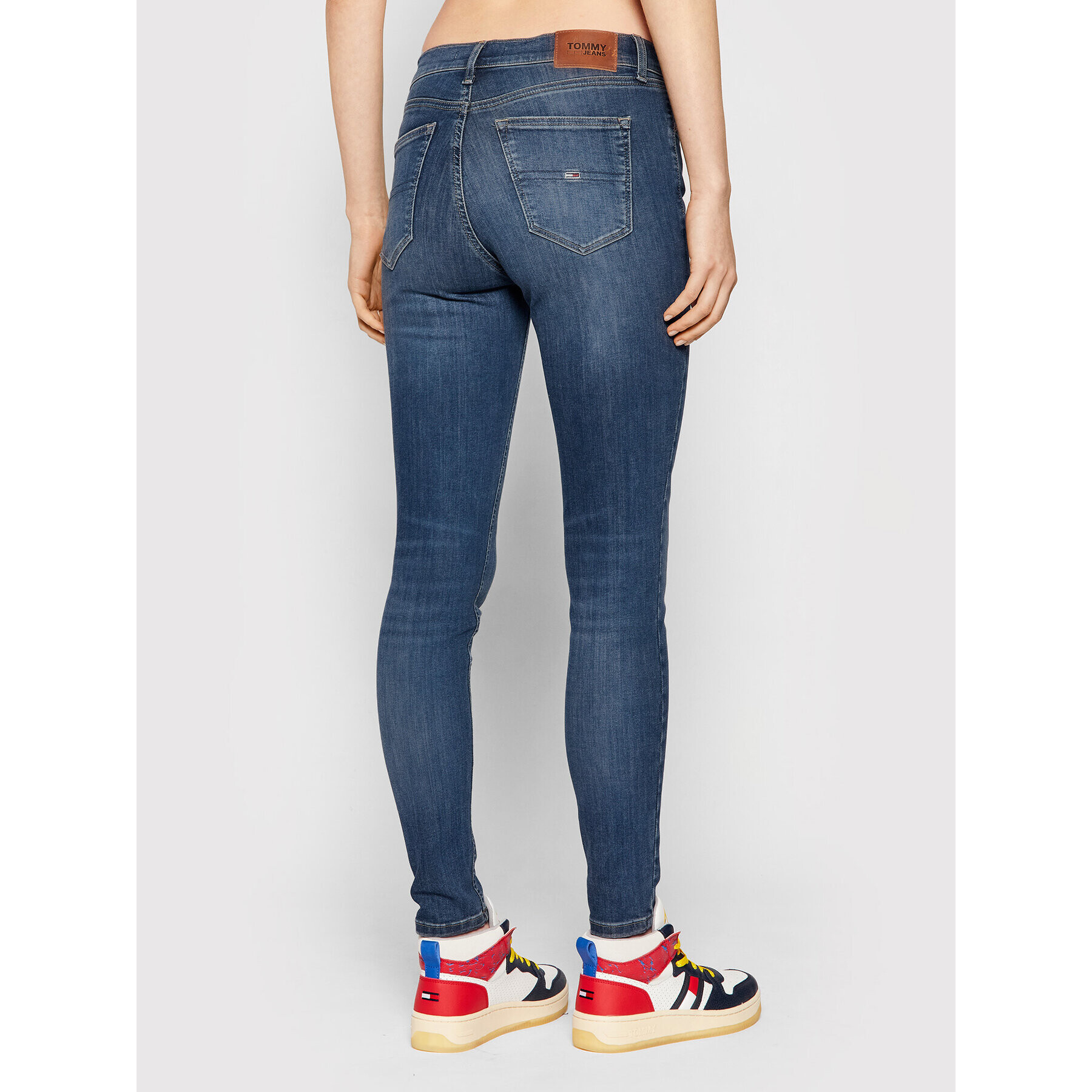 Tommy Jeans Дънки Nora DW0DW10865 Тъмносин Skinny Fit - Pepit.bg