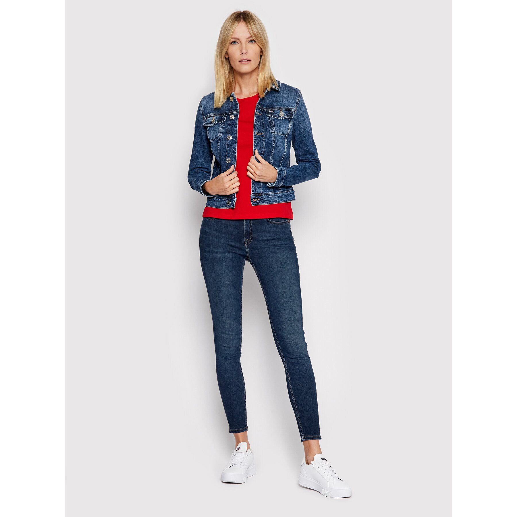 Tommy Jeans Дънки Nora DW0DW11602 Тъмносин Skinny Fit - Pepit.bg