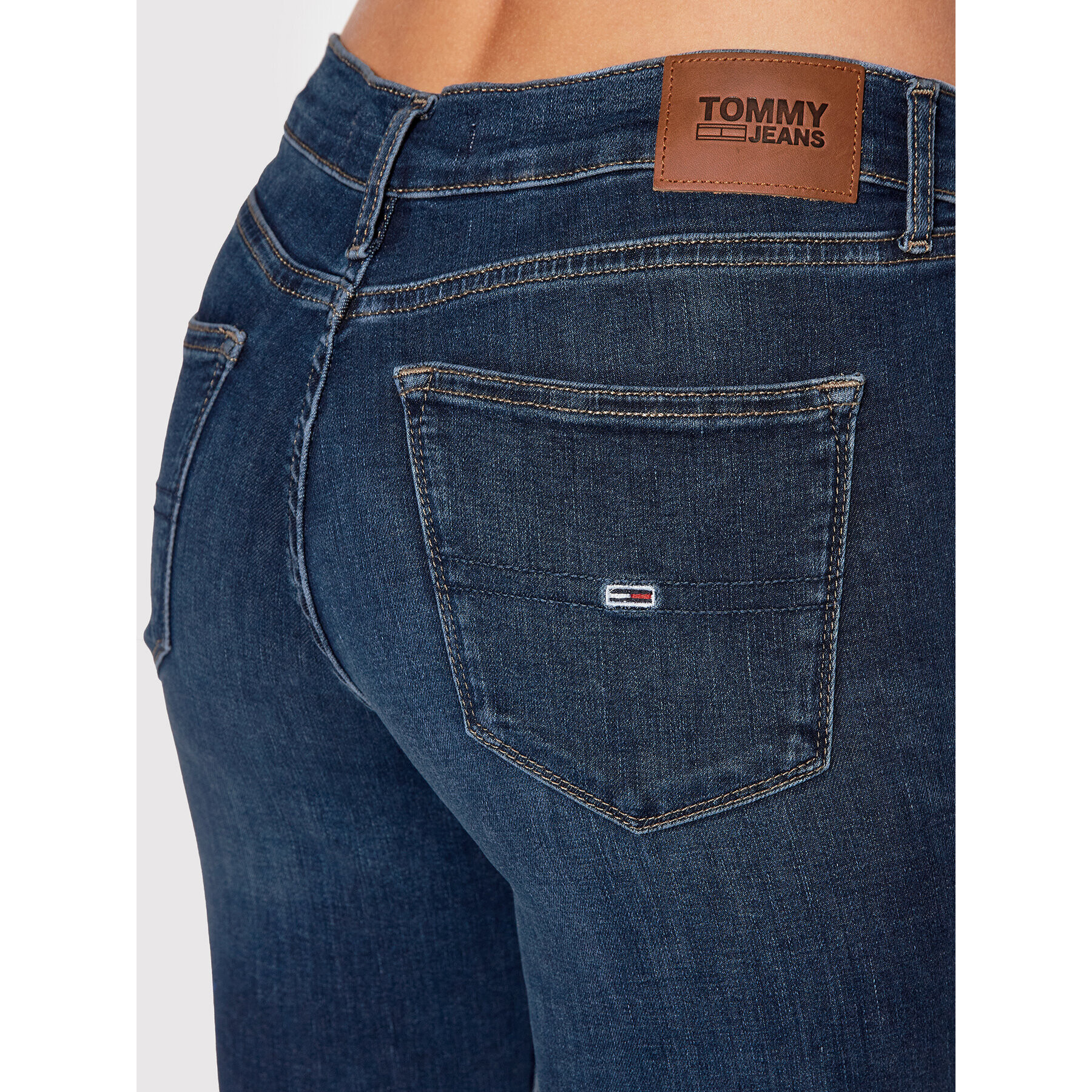 Tommy Jeans Дънки Nora DW0DW11602 Тъмносин Skinny Fit - Pepit.bg