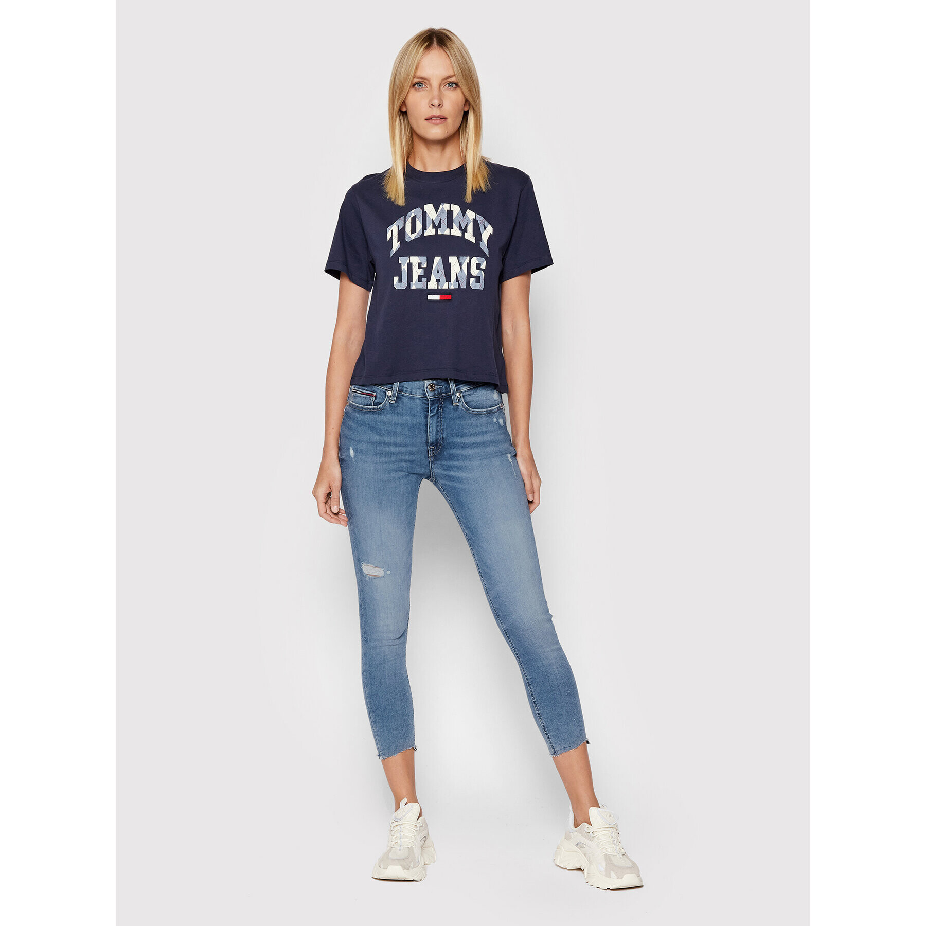 Tommy Jeans Дънки Nora DW0DW11607 Син Skinny Fit - Pepit.bg