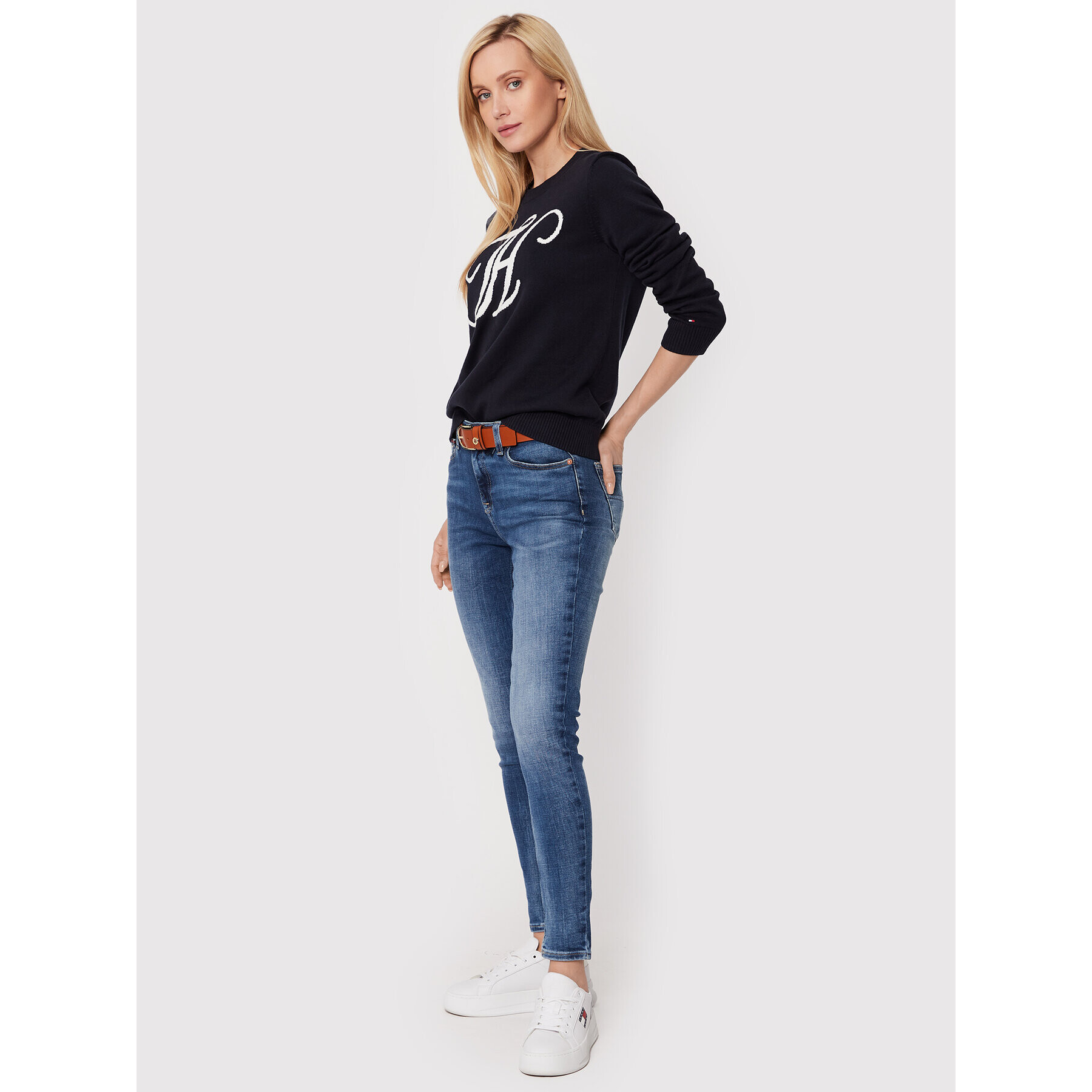 Tommy Jeans Дънки Nora DW0DW13353 Тъмносин Skinny Fit - Pepit.bg