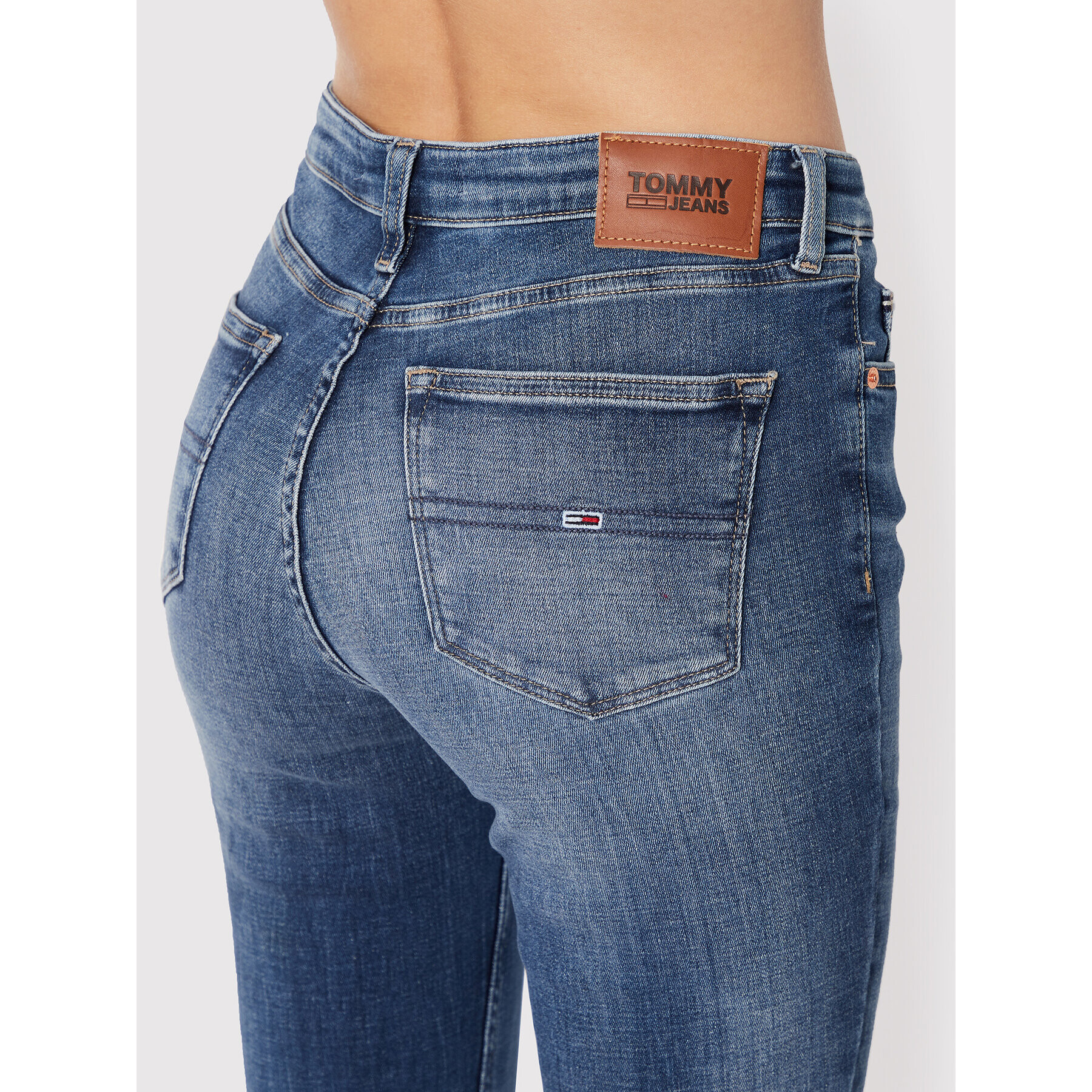 Tommy Jeans Дънки Nora DW0DW13353 Тъмносин Skinny Fit - Pepit.bg